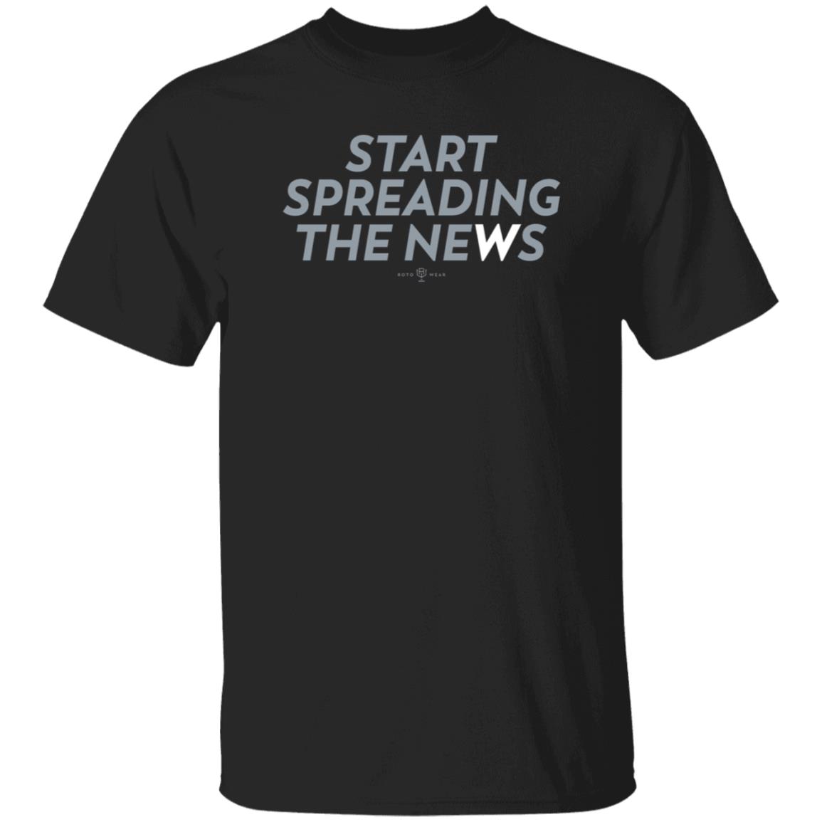 Start Spreading The New Shirt Rotowear Store Start Spreading The New Shirt Hoodie Sweatshirt - Teechipus