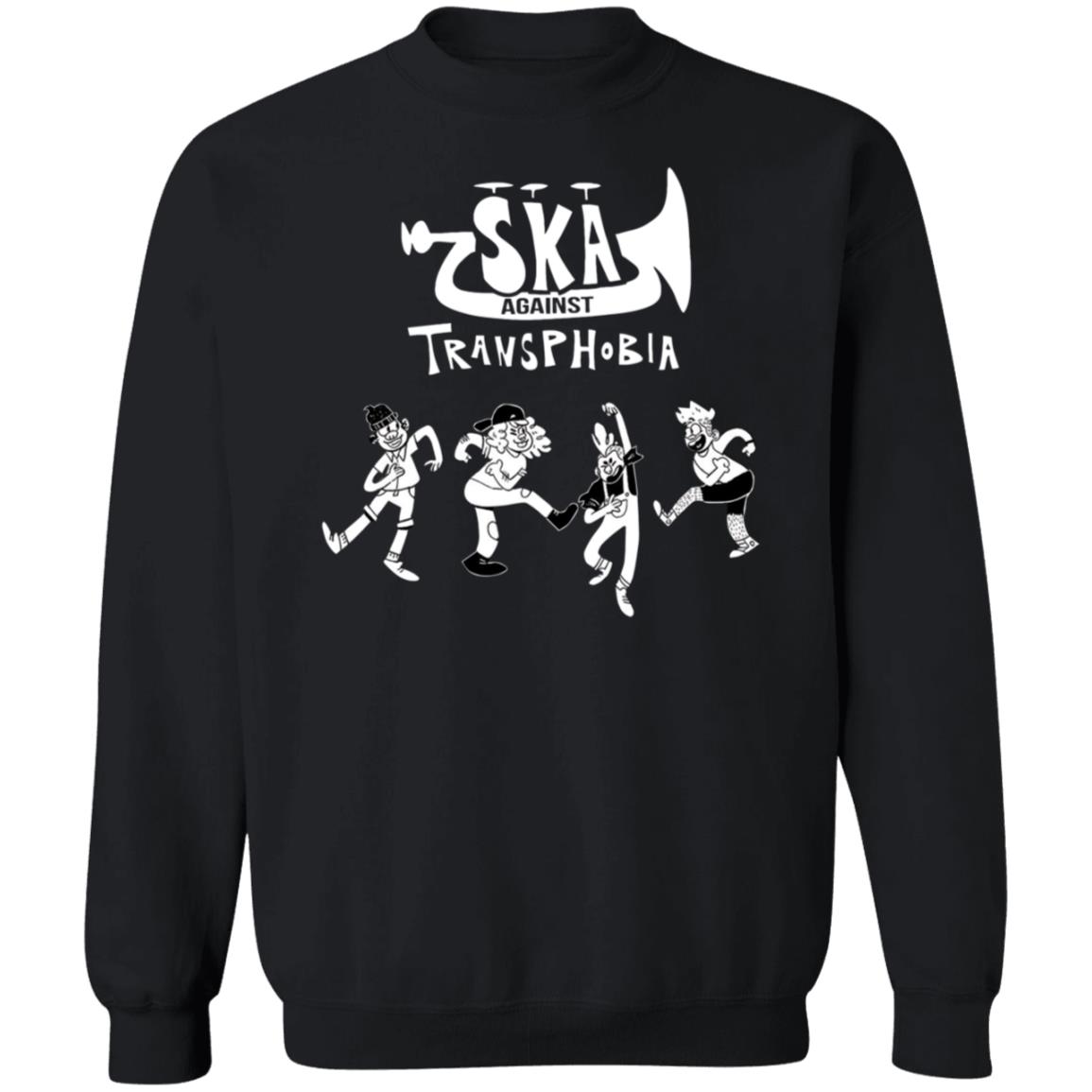 Ska Against Transphobia Shirt Skatunenetwork Store Ska Against Transphobia Shirt Hoodie Sweatshirt - Teechipus