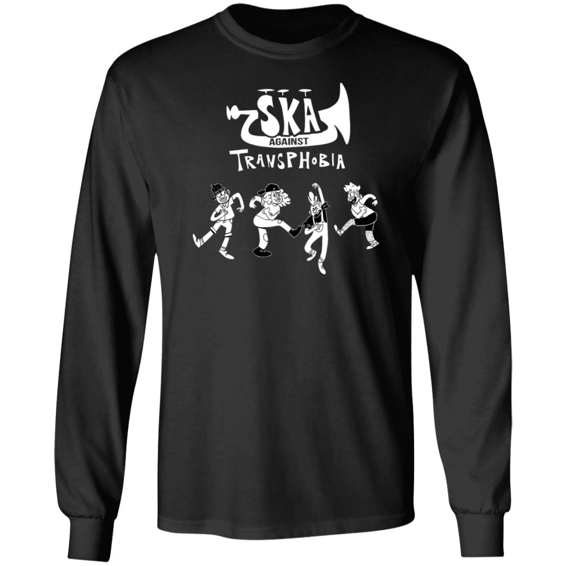 Ska Against Transphobia Shirt Skatunenetwork Store Ska Against Transphobia Shirt Hoodie Sweatshirt - Teechipus