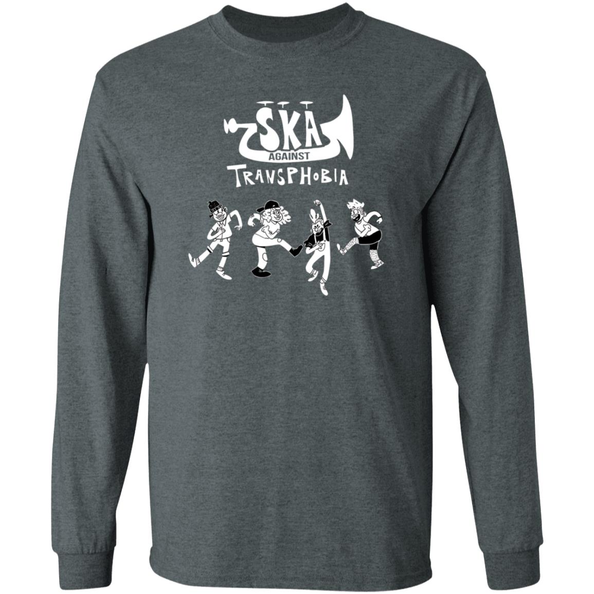 Ska Against Transphobia Shirt Skatunenetwork Store Ska Against Transphobia Shirt Hoodie Sweatshirt - Teechipus
