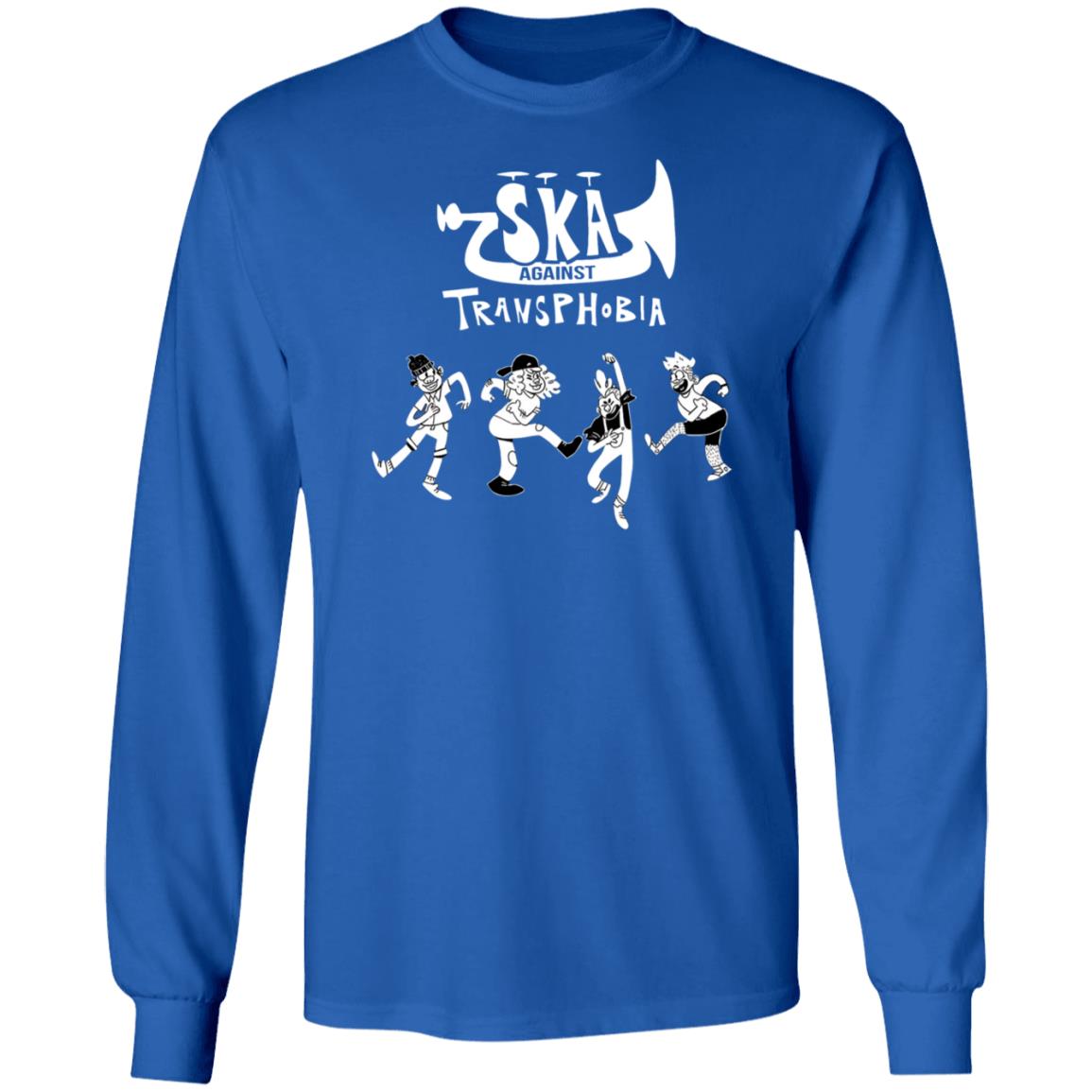 Ska Against Transphobia Shirt Skatunenetwork Store Ska Against Transphobia Shirt Hoodie Sweatshirt - Teechipus