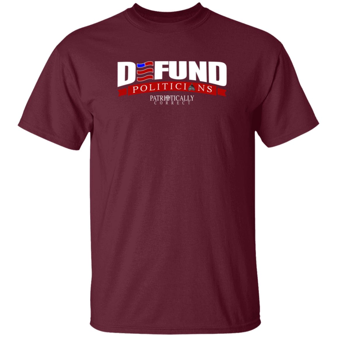 Defund Politicians Shirt Relentless Defender Defund Politicians Patriotically Correct Shirt Tucker Carlson - Teechipus