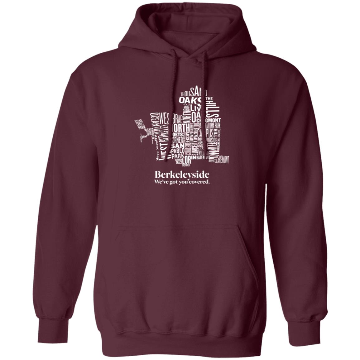 Berkeleyside We've Got You Covered Shirt Store Itysidejournalism Berkeleyside Map Shirt Hoodie Sweatshirt - Teechipus