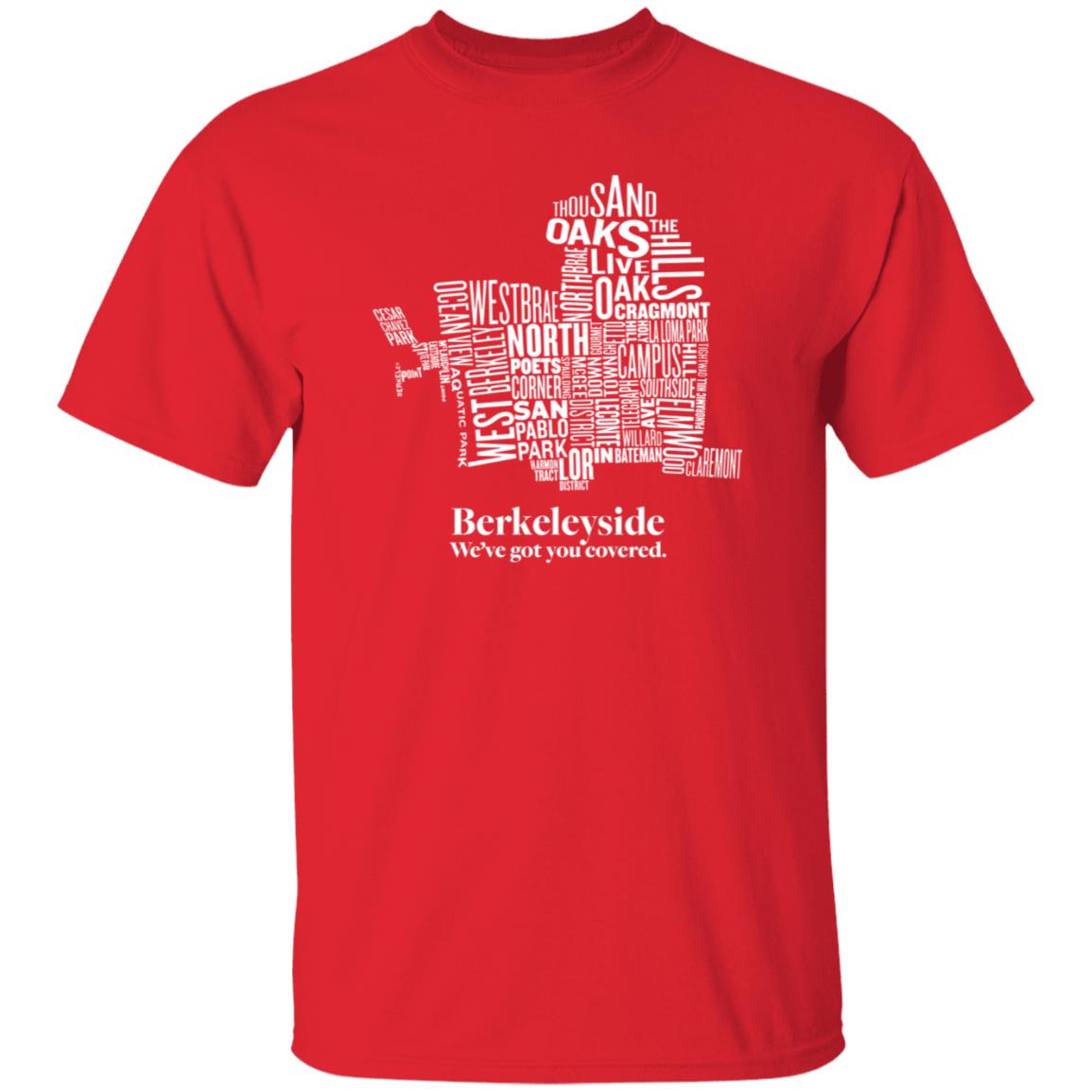 Berkeleyside We've Got You Covered Shirt Store Itysidejournalism Berkeleyside Map Shirt Hoodie Sweatshirt - Teechipus