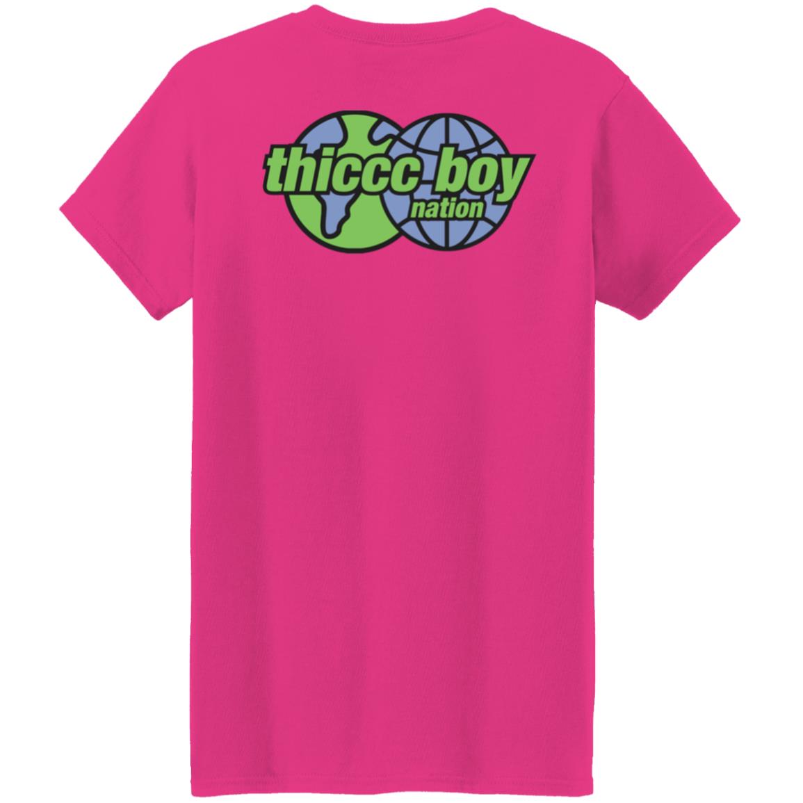 Thiccc Boy Merch Globe White Tee Shirt Brendanschaubmerch Thiccc Boy Globe White Tee Shirt Hoodie Sweatshirt - Teechipus