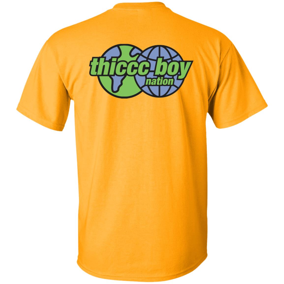 Thiccc Boy Merch Globe White Tee Shirt Brendanschaubmerch Thiccc Boy Globe White Tee Shirt Hoodie Sweatshirt - Teechipus