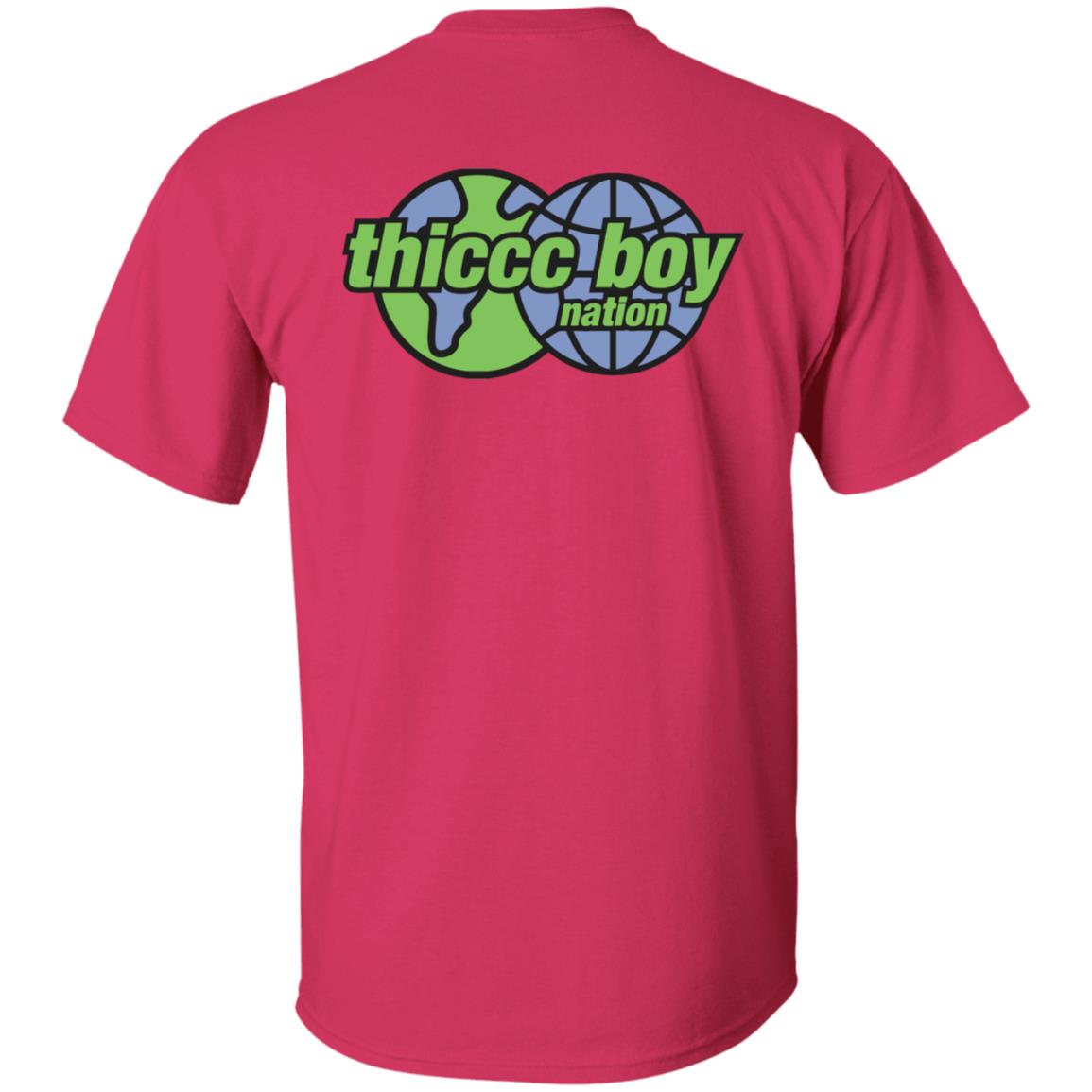 Thiccc Boy Merch Globe White Tee Shirt Brendanschaubmerch Thiccc Boy Globe White Tee Shirt Hoodie Sweatshirt - Teechipus