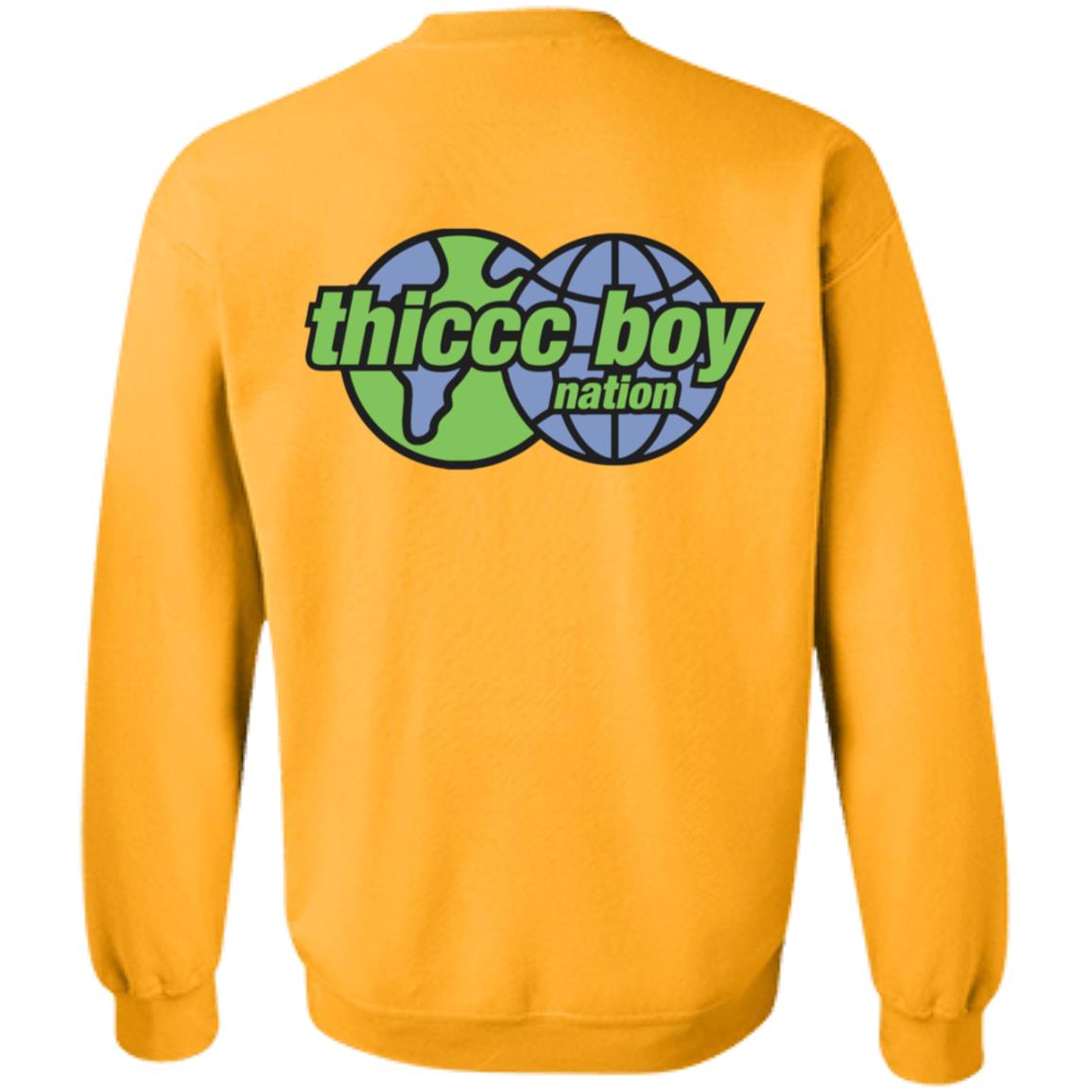 Thiccc Boy Merch Globe White Tee Shirt Brendanschaubmerch Thiccc Boy Globe White Tee Shirt Hoodie Sweatshirt - Teechipus