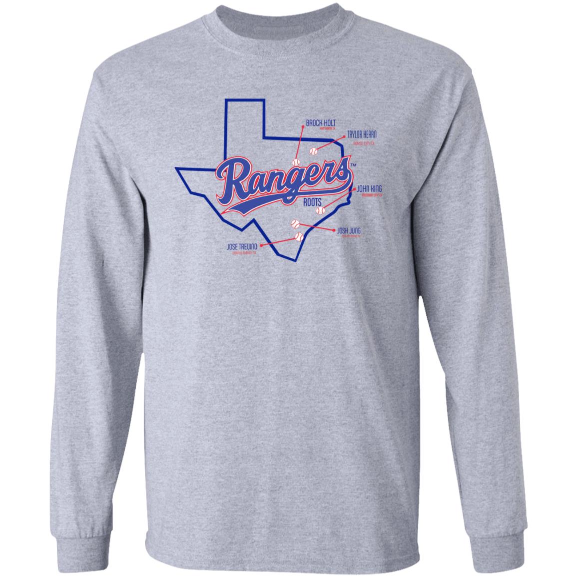 Texas Rangers Roots Shirt Dallas Fanatic Texas Rangers Roots Shirt Hoodie Sweatshirt - Teechipus