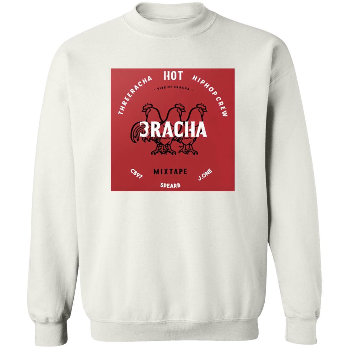 Threeracha 3Racha Shirt 3Racha Threeracha Hot Hiphop Crew Shirt - Teechipus