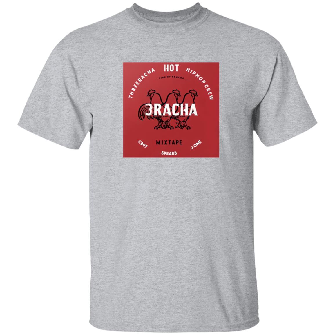 Threeracha 3Racha Shirt 3Racha Threeracha Hot Hiphop Crew Shirt - Teechipus