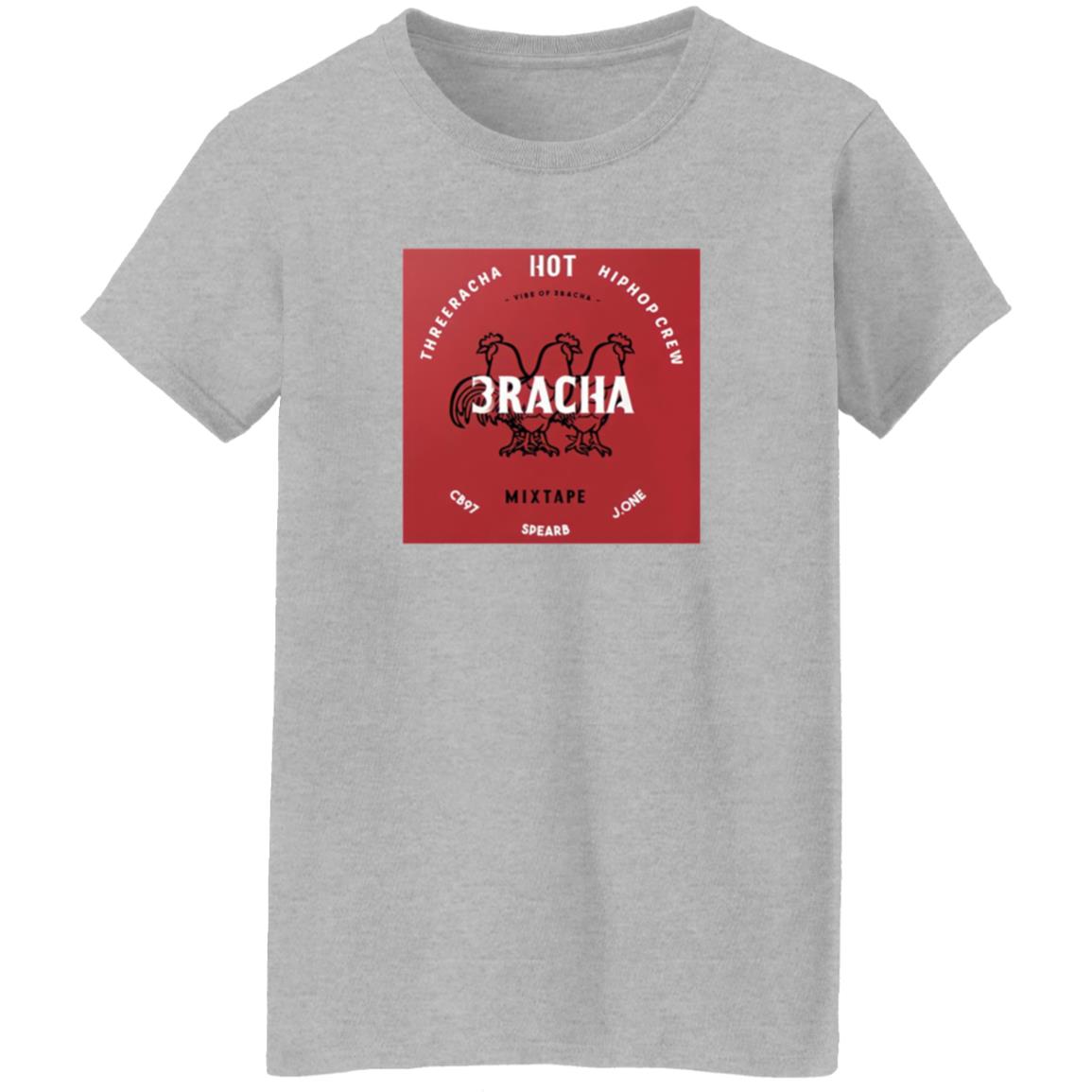 Threeracha 3Racha Shirt 3Racha Threeracha Hot Hiphop Crew Shirt - Teechipus