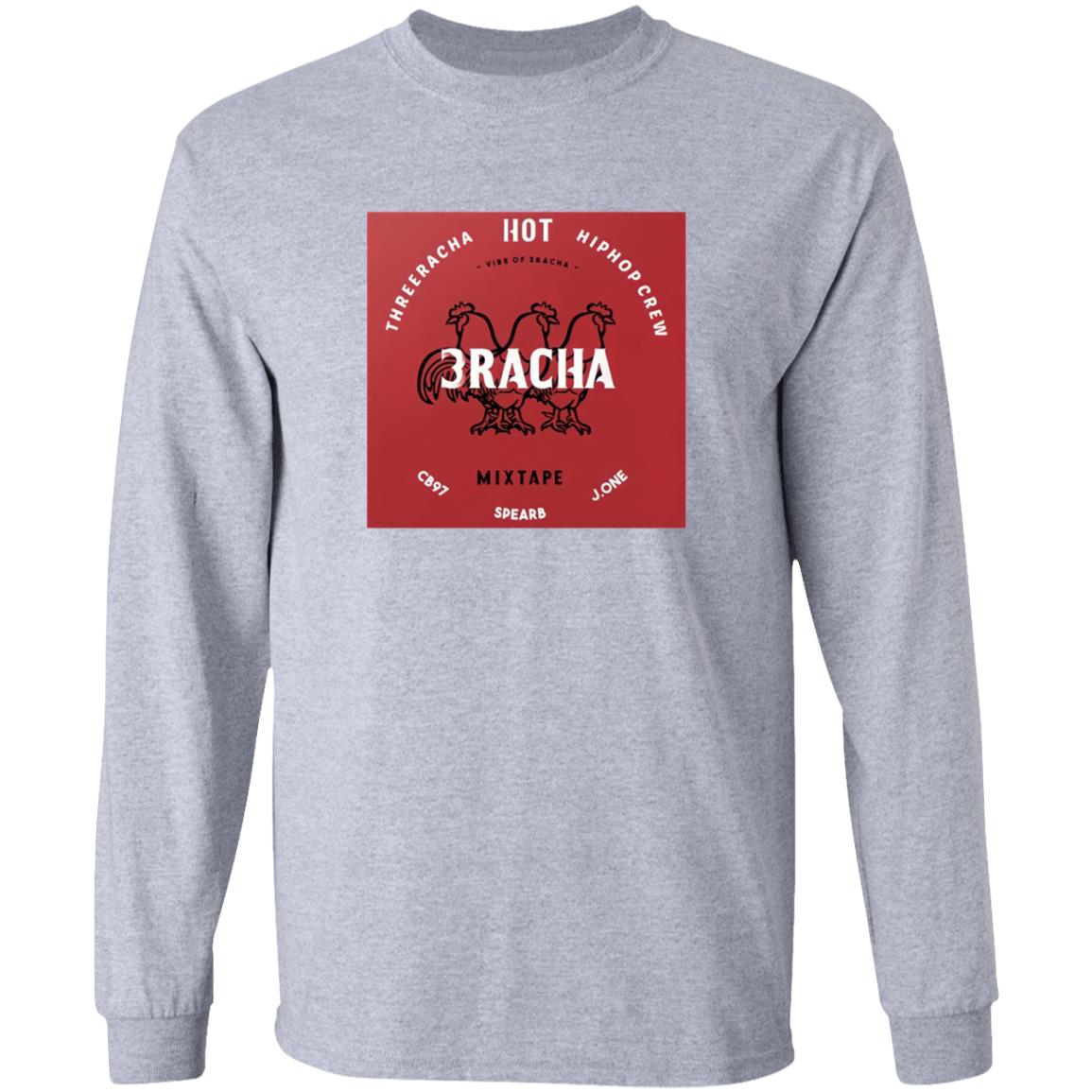 Threeracha 3Racha Shirt 3Racha Threeracha Hot Hiphop Crew Shirt - Teechipus