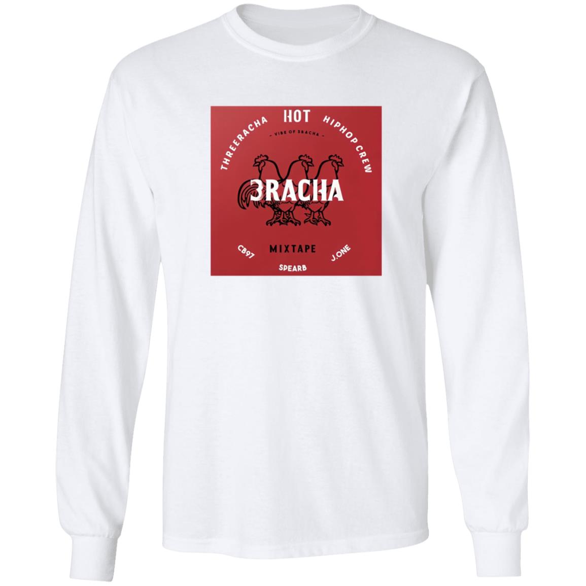 Threeracha 3Racha Shirt 3Racha Threeracha Hot Hiphop Crew Shirt - Teechipus