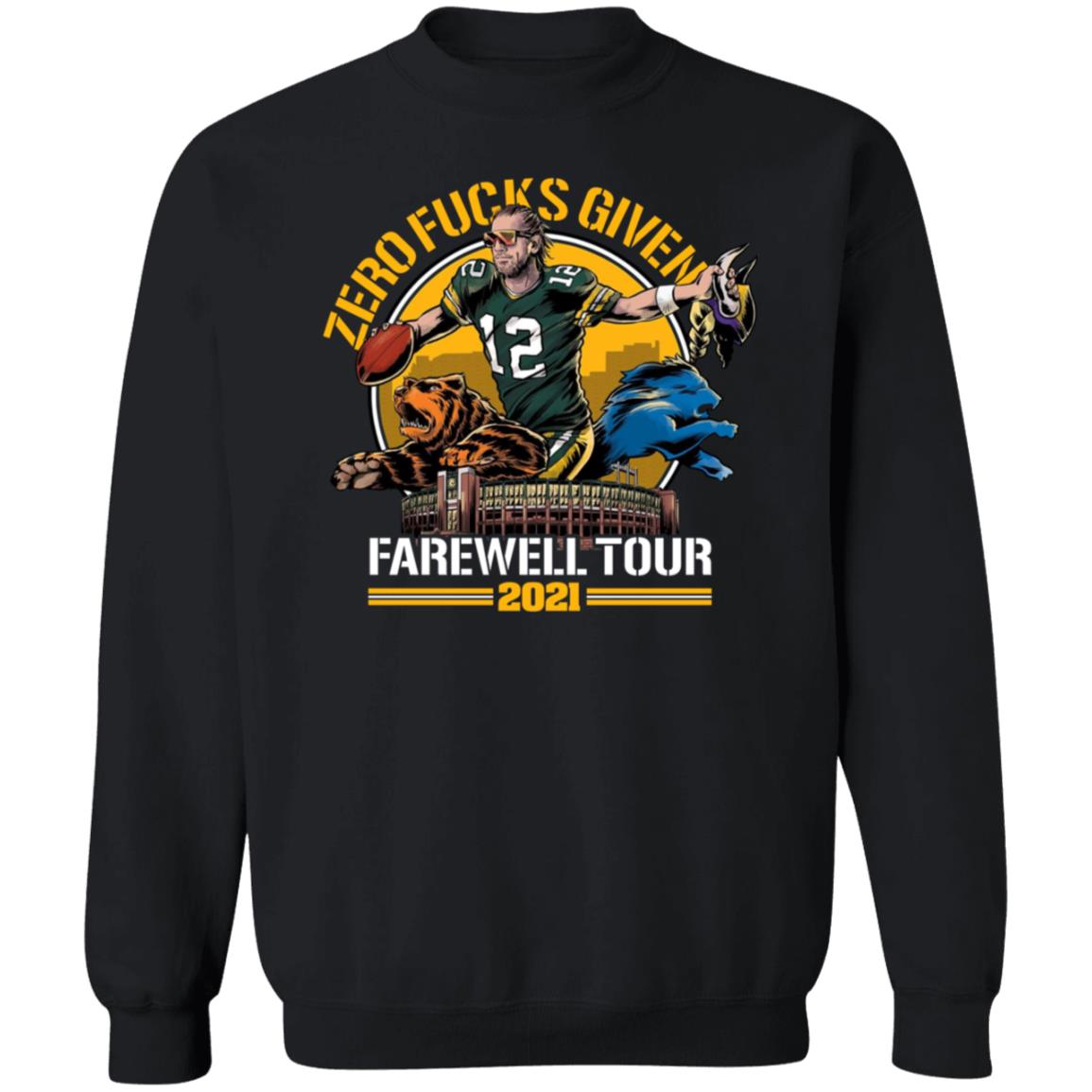 Zero Fucks Given Farewell Tour 2021 Shirt The Wolfsnigs Zero Fucks Given Farewell Tour 2021 Shirts Hoodie Sweatshirt - Teechipus