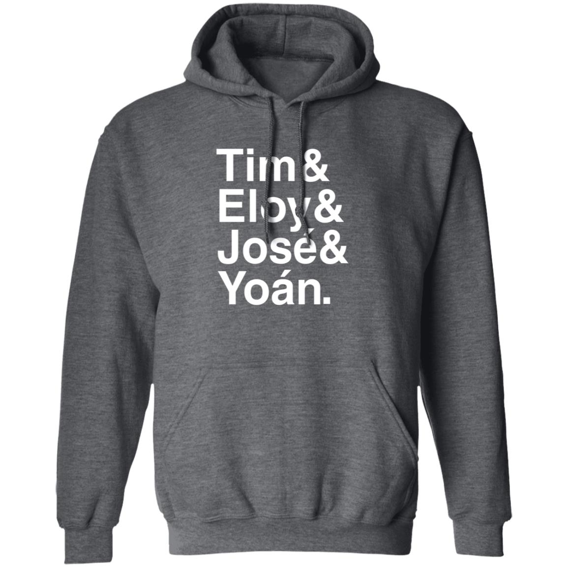 Tim And Eloy And Jose And Yoan Shirt Yay Sports Shop Chicago White Sox Roll Call Shirt Hoodie Sweatshirt - Teechipus