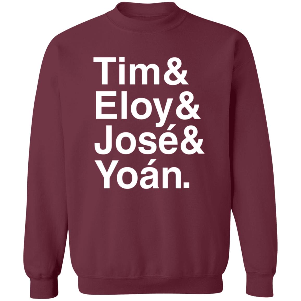 Tim And Eloy And Jose And Yoan Shirt Yay Sports Shop Chicago White Sox Roll Call Shirt Hoodie Sweatshirt - Teechipus