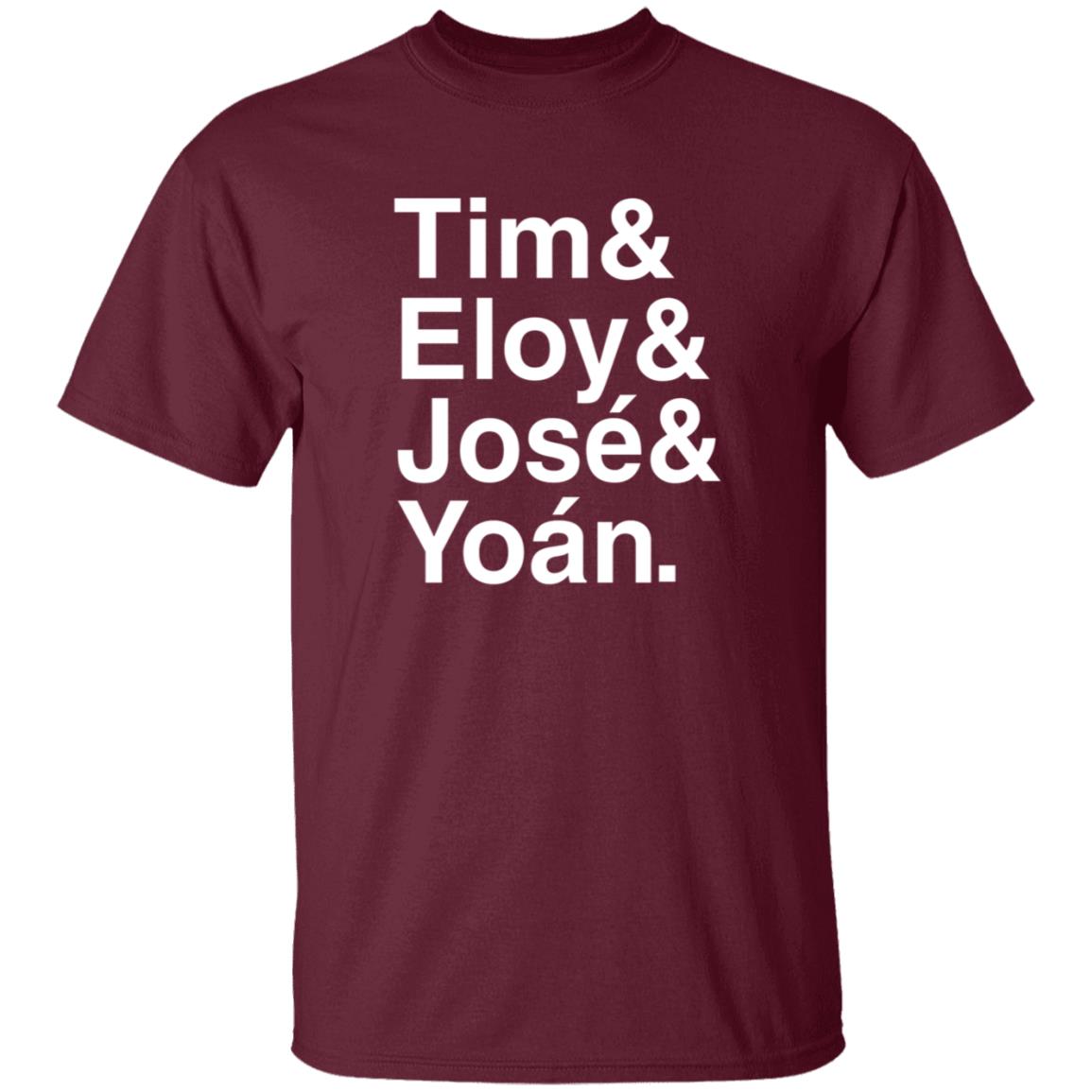 Tim And Eloy And Jose And Yoan Shirt Yay Sports Shop Chicago White Sox Roll Call Shirt Hoodie Sweatshirt - Teechipus