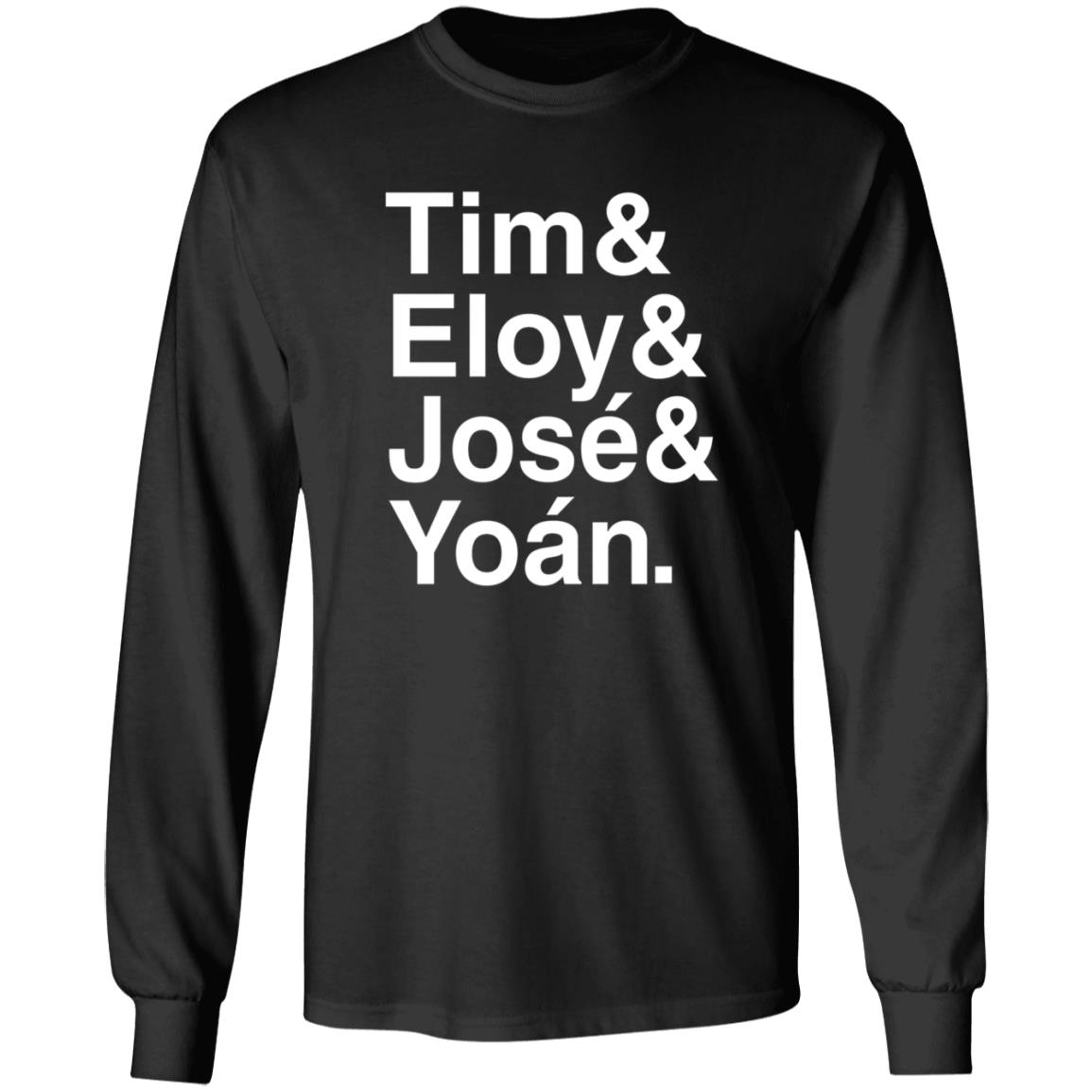 Tim And Eloy And Jose And Yoan Shirt Yay Sports Shop Chicago White Sox Roll Call Shirt Hoodie Sweatshirt - Teechipus