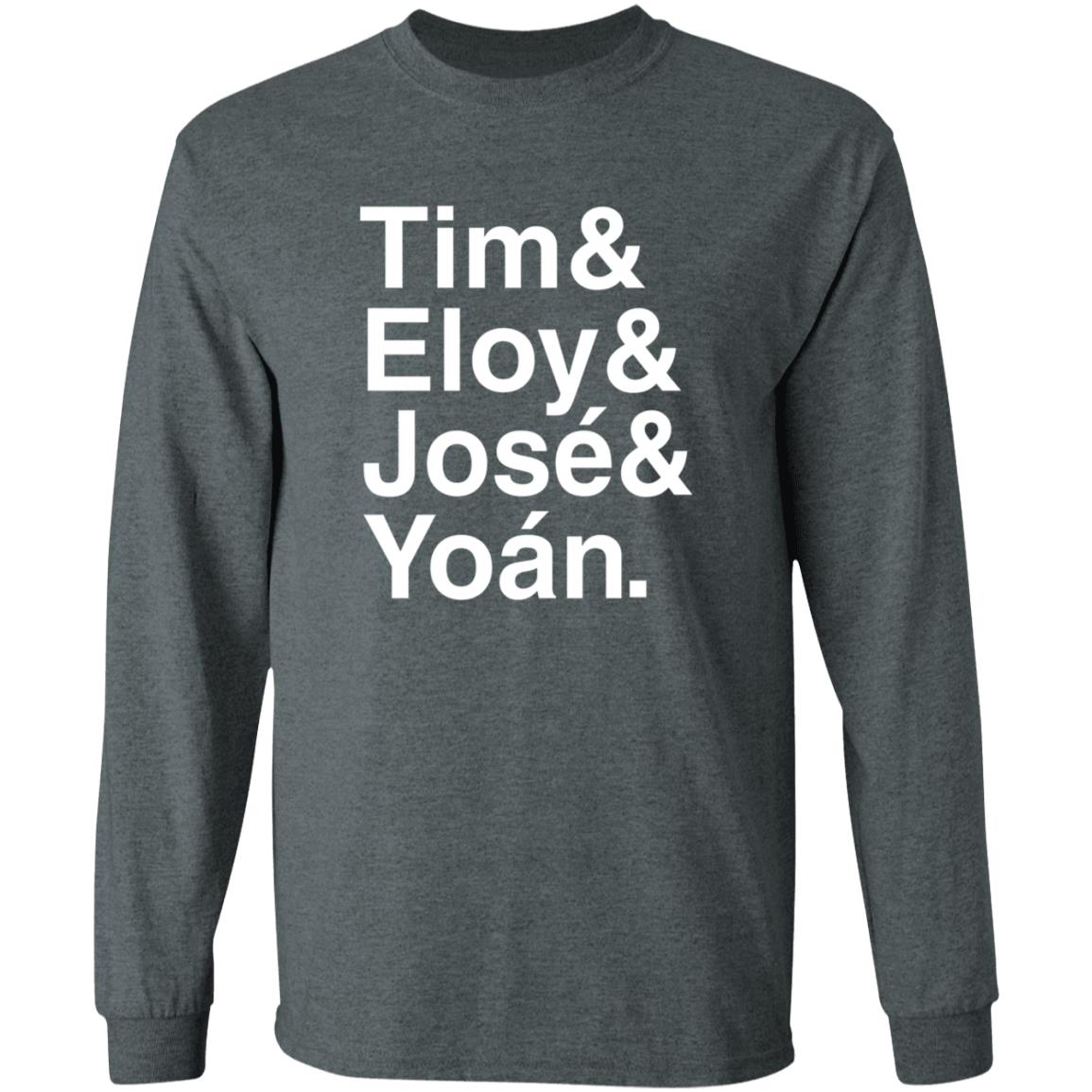 Tim And Eloy And Jose And Yoan Shirt Yay Sports Shop Chicago White Sox Roll Call Shirt Hoodie Sweatshirt - Teechipus