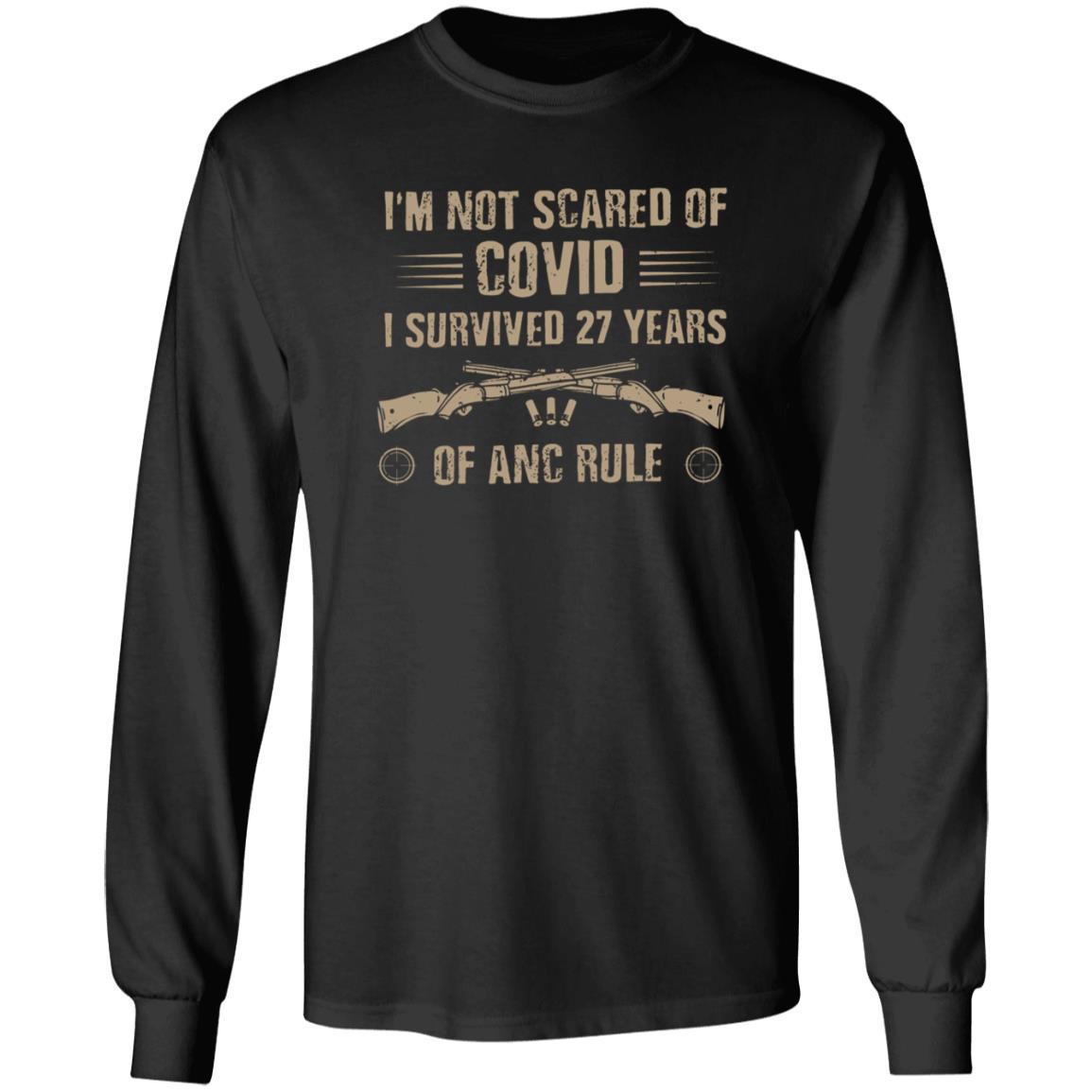 I'm Not Scared Of Covid I Survived 27 Years Shirt Morning Shot Shop I'm Not Scared Of Covid I Survived 27 Years Shirt - Teechipus