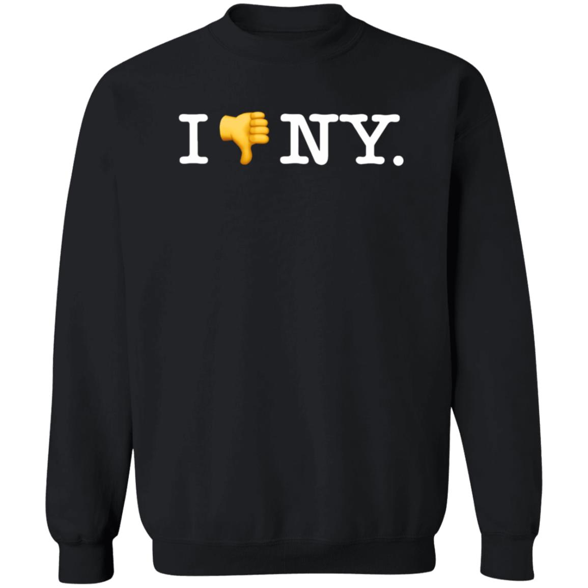 Obvious Shirts I Unlike Ny Shirt I Ny T Shirt I Thumbs Down Ny T Shirt Hoodie Sweatshirt - Teechipus