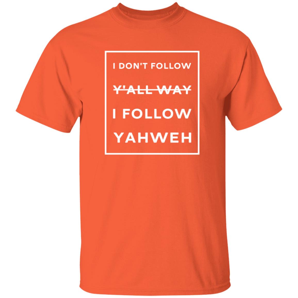 I Don't Follow Y'all Way I Follow Yahweh Shirt Testify Store Illinois Basketball Hoodie Sweatshirt - Teechipus