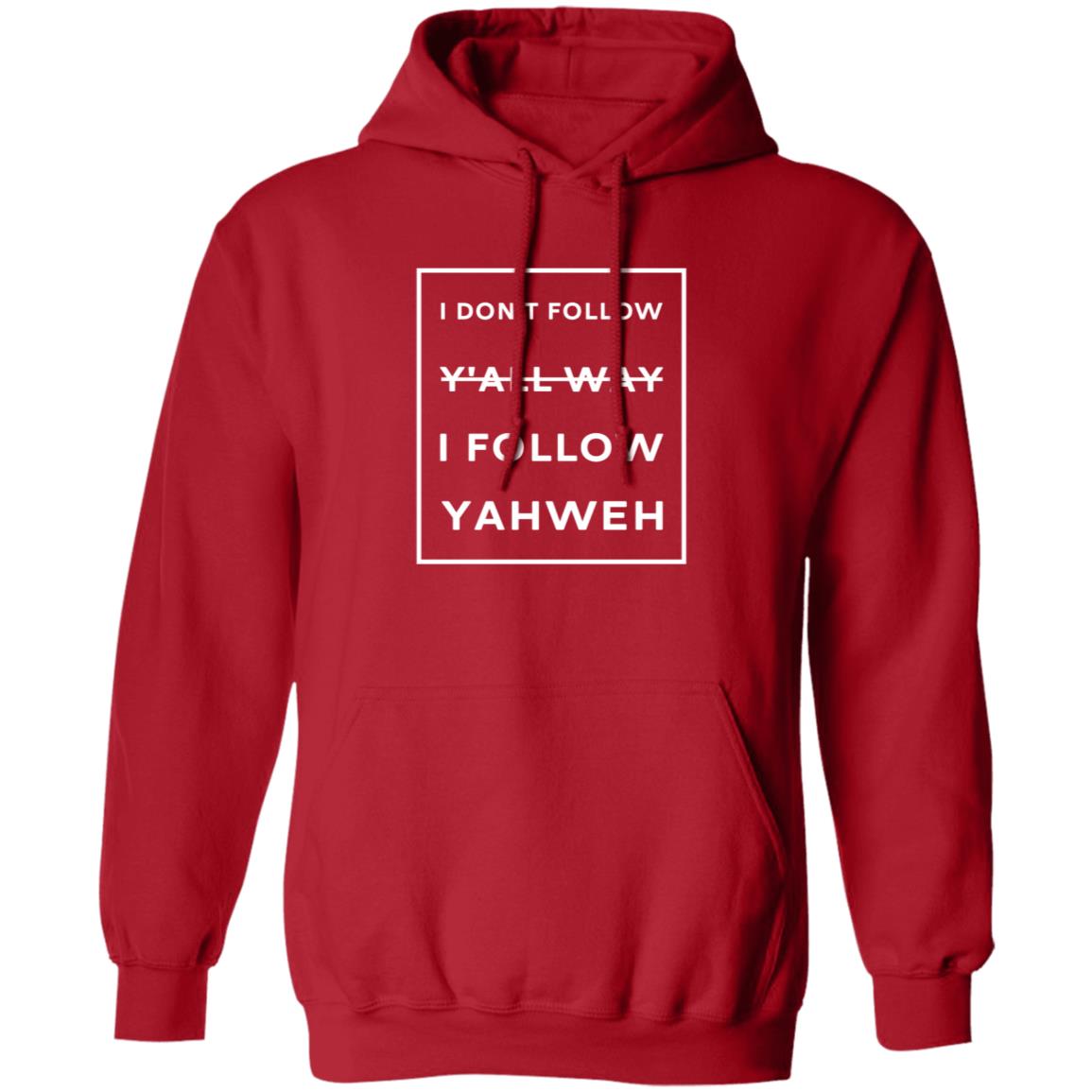 I Don't Follow Y'all Way I Follow Yahweh Shirt Testify Store Illinois Basketball Hoodie Sweatshirt - Teechipus