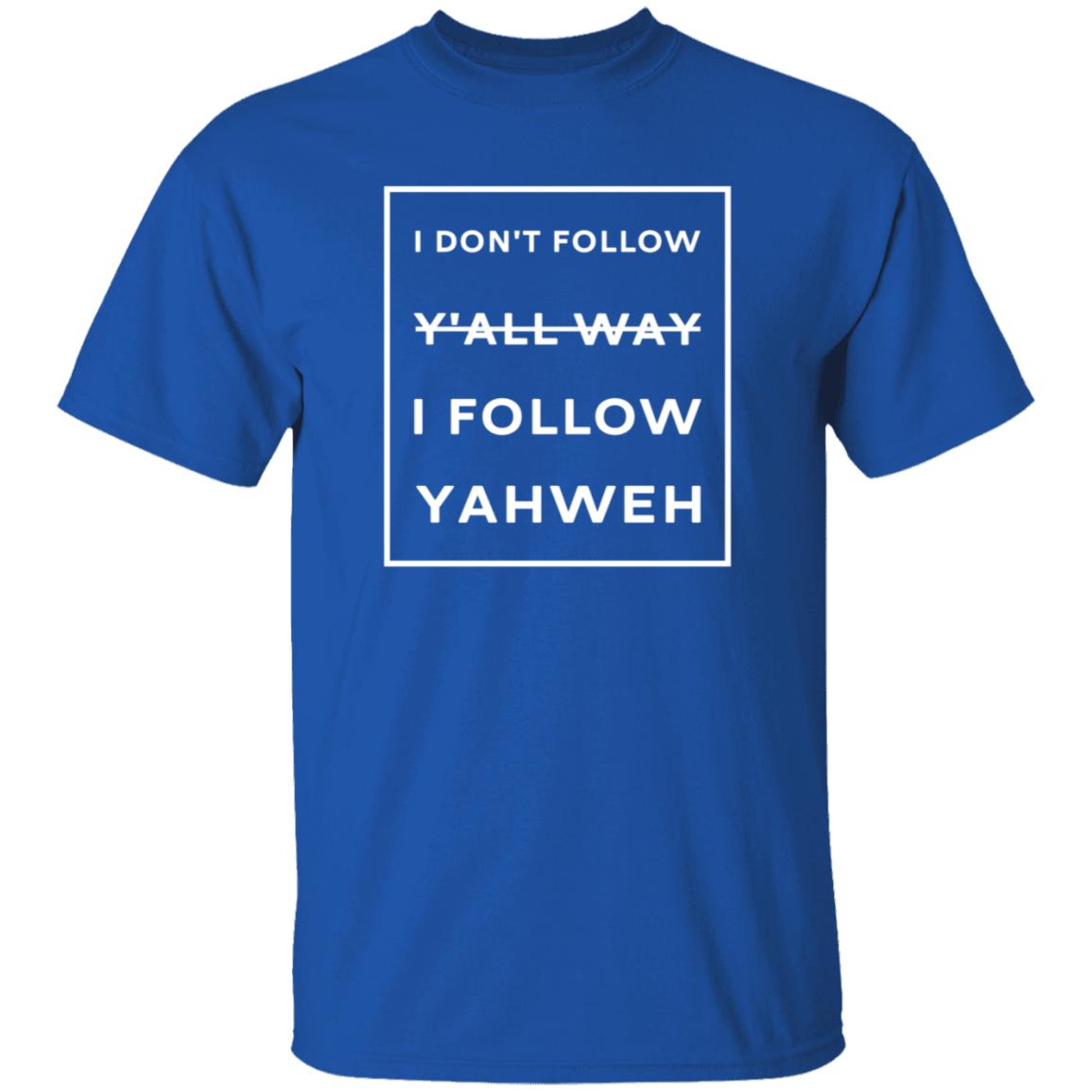 I Don't Follow Y'all Way I Follow Yahweh Shirt Testify Store Illinois Basketball Hoodie Sweatshirt - Teechipus