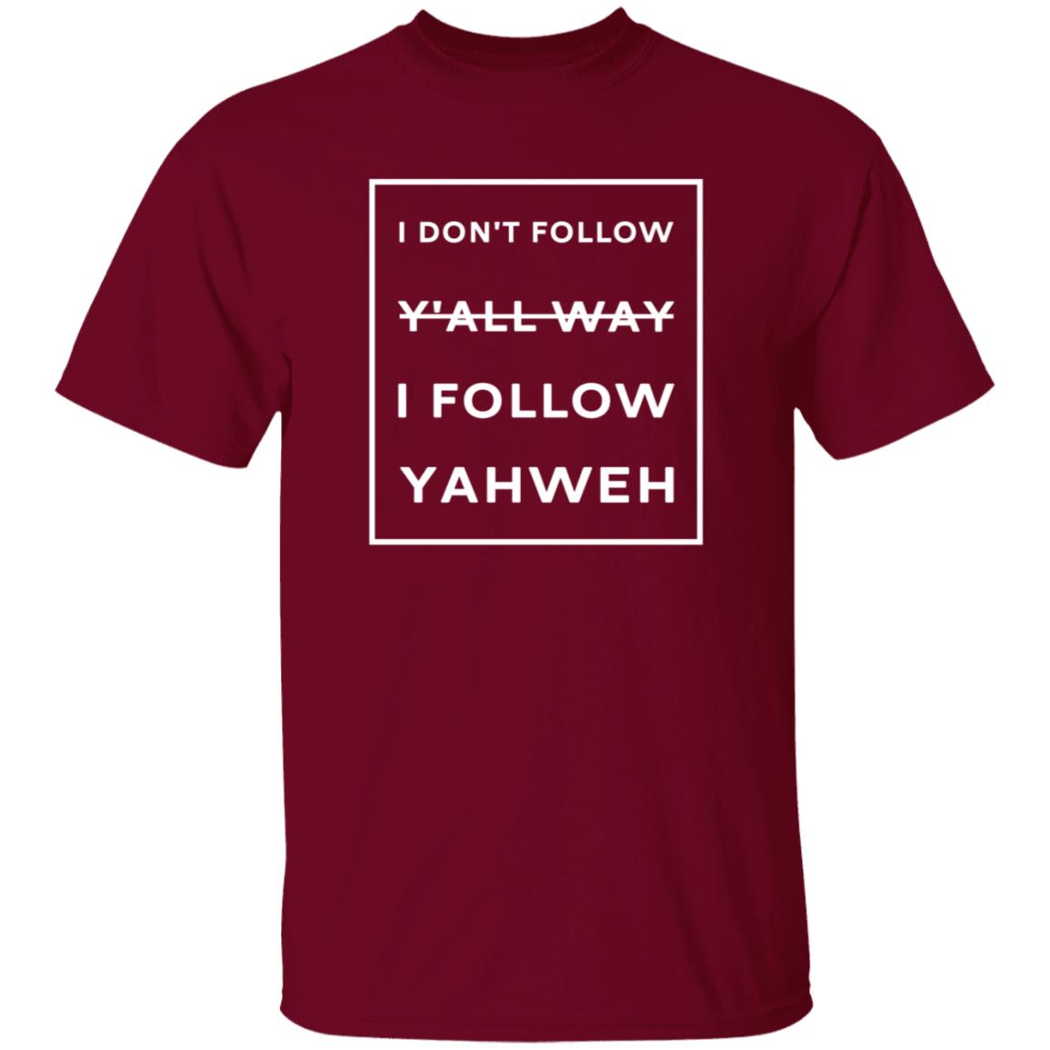 I Don't Follow Y'all Way I Follow Yahweh Shirt Testify Store Illinois Basketball Hoodie Sweatshirt - Teechipus
