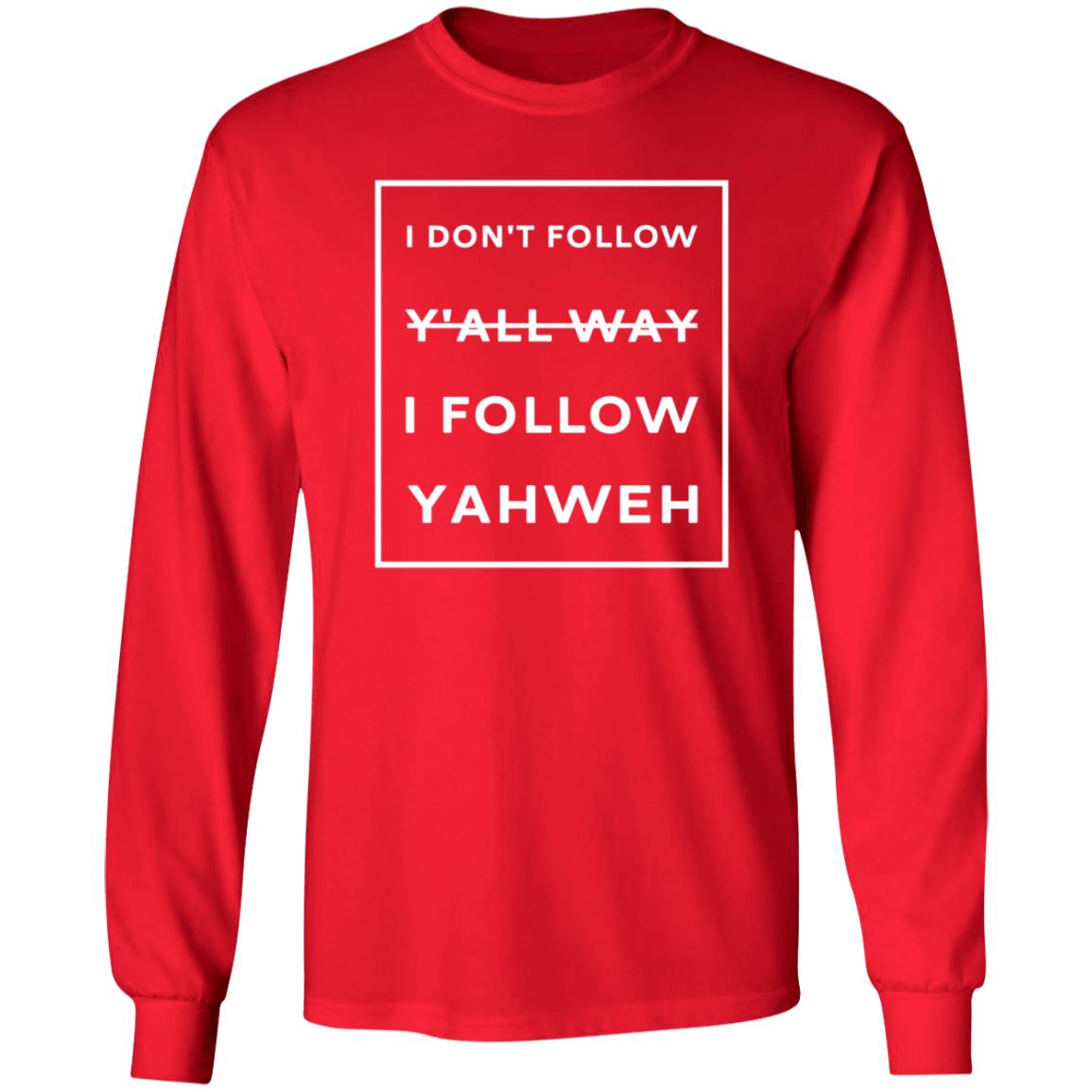 I Don't Follow Y'all Way I Follow Yahweh Shirt Testify Store Illinois Basketball Hoodie Sweatshirt - Teechipus