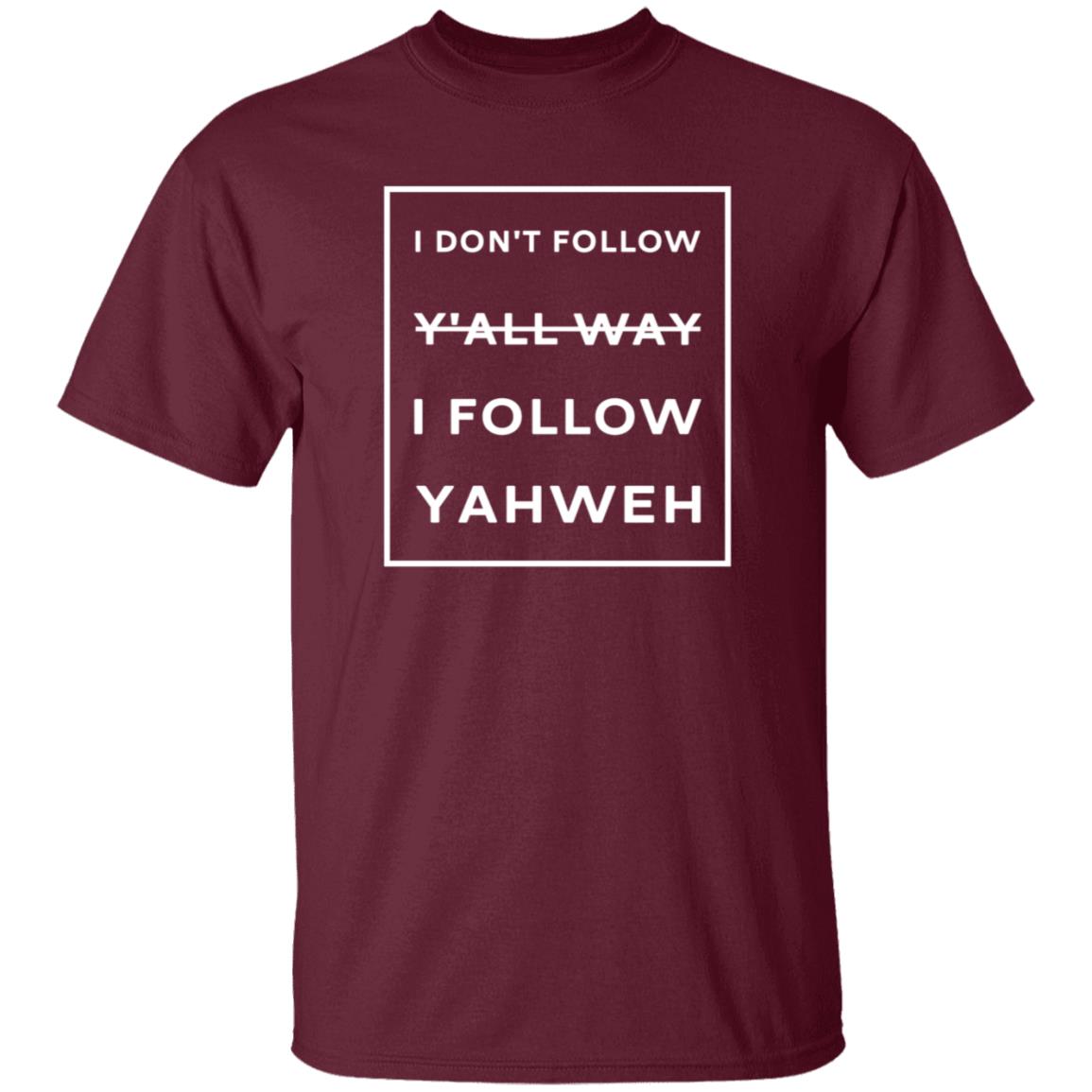 I Don't Follow Y'all Way I Follow Yahweh Shirt Testify Store Illinois Basketball Hoodie Sweatshirt - Teechipus