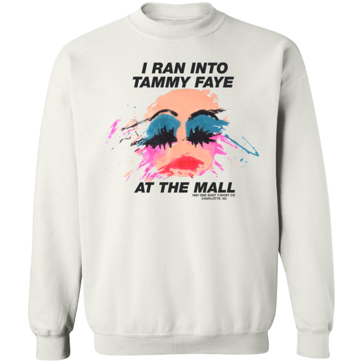 I Ran Into Tammy Faye Bakker Shirt Vitagen 1980 Tammy Faye Bakker Shirt - Teechipus