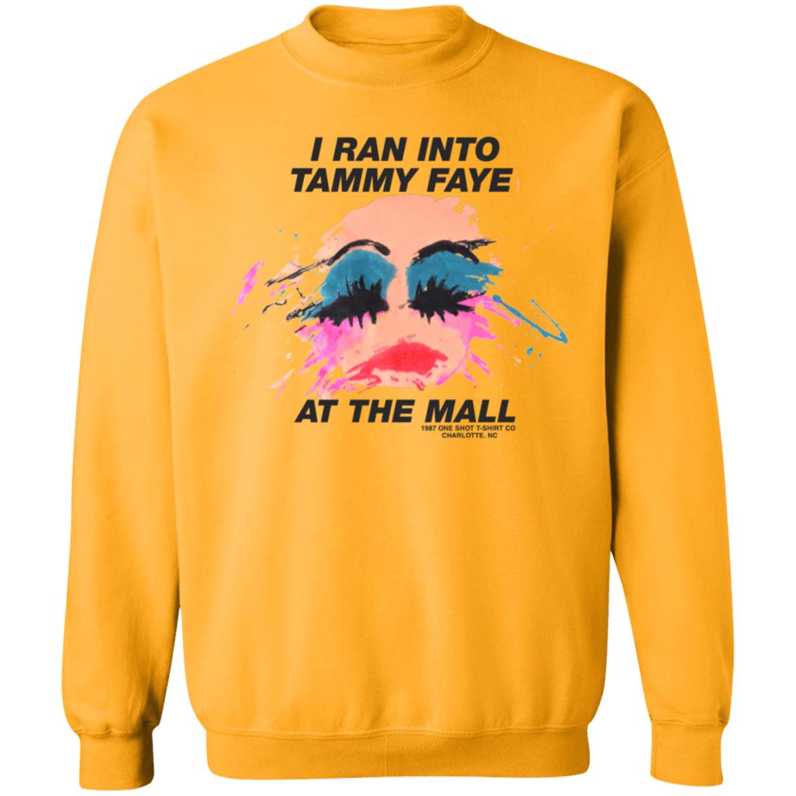 I Ran Into Tammy Faye Bakker Shirt Vitagen 1980 Tammy Faye Bakker Shirt - Teechipus