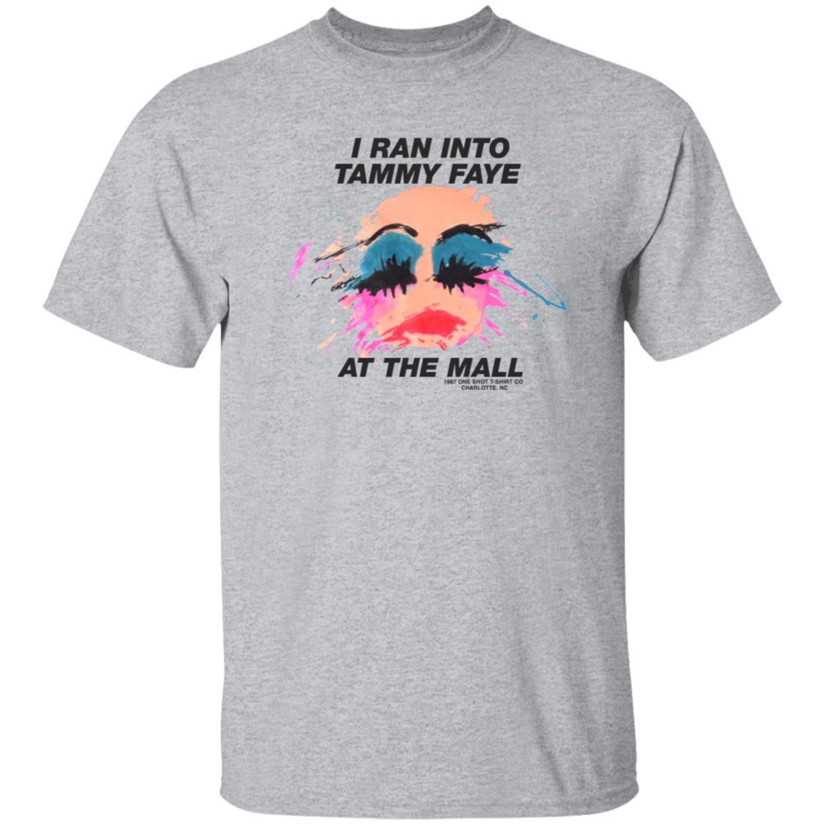 I Ran Into Tammy Faye Bakker Shirt Vitagen 1980 Tammy Faye Bakker Shirt - Teechipus