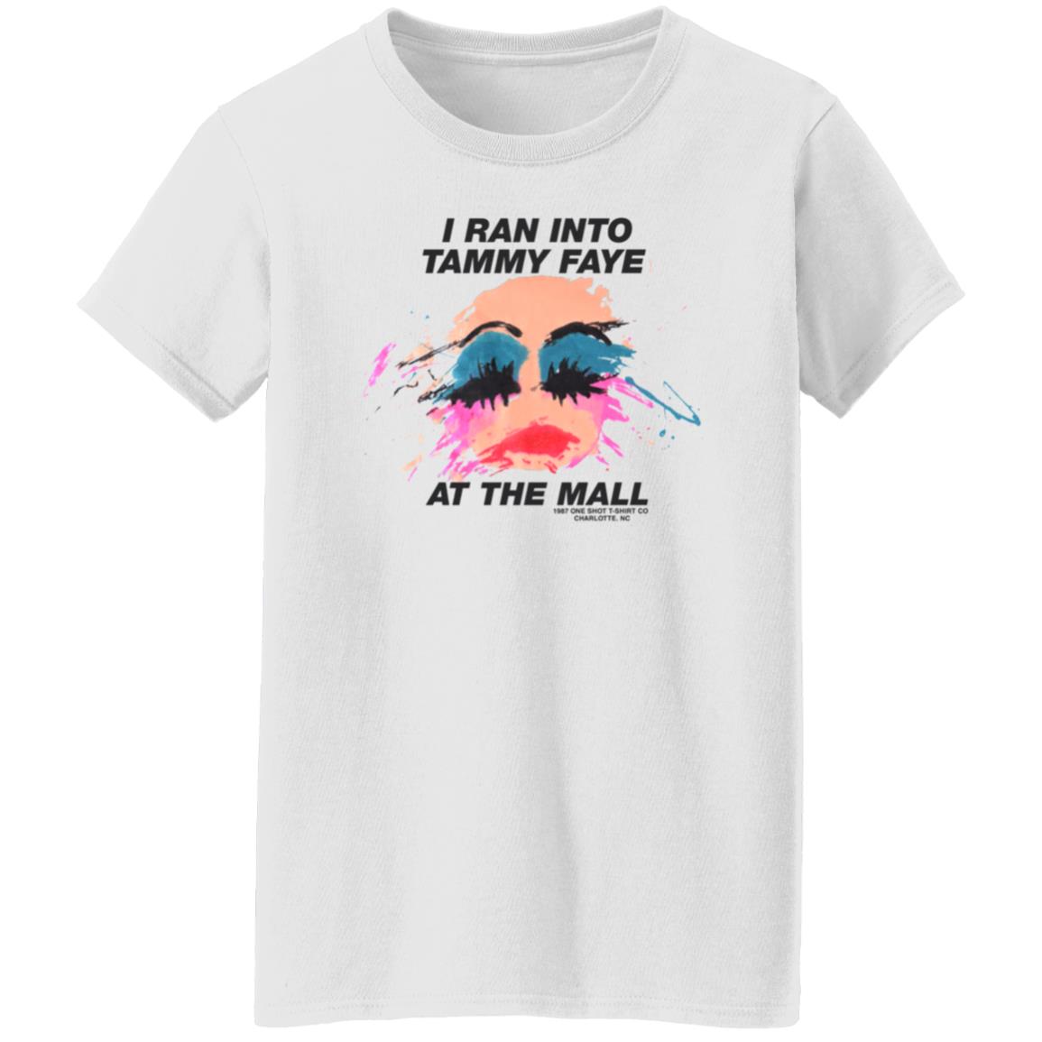 I Ran Into Tammy Faye Bakker Shirt Vitagen 1980 Tammy Faye Bakker Shirt - Teechipus