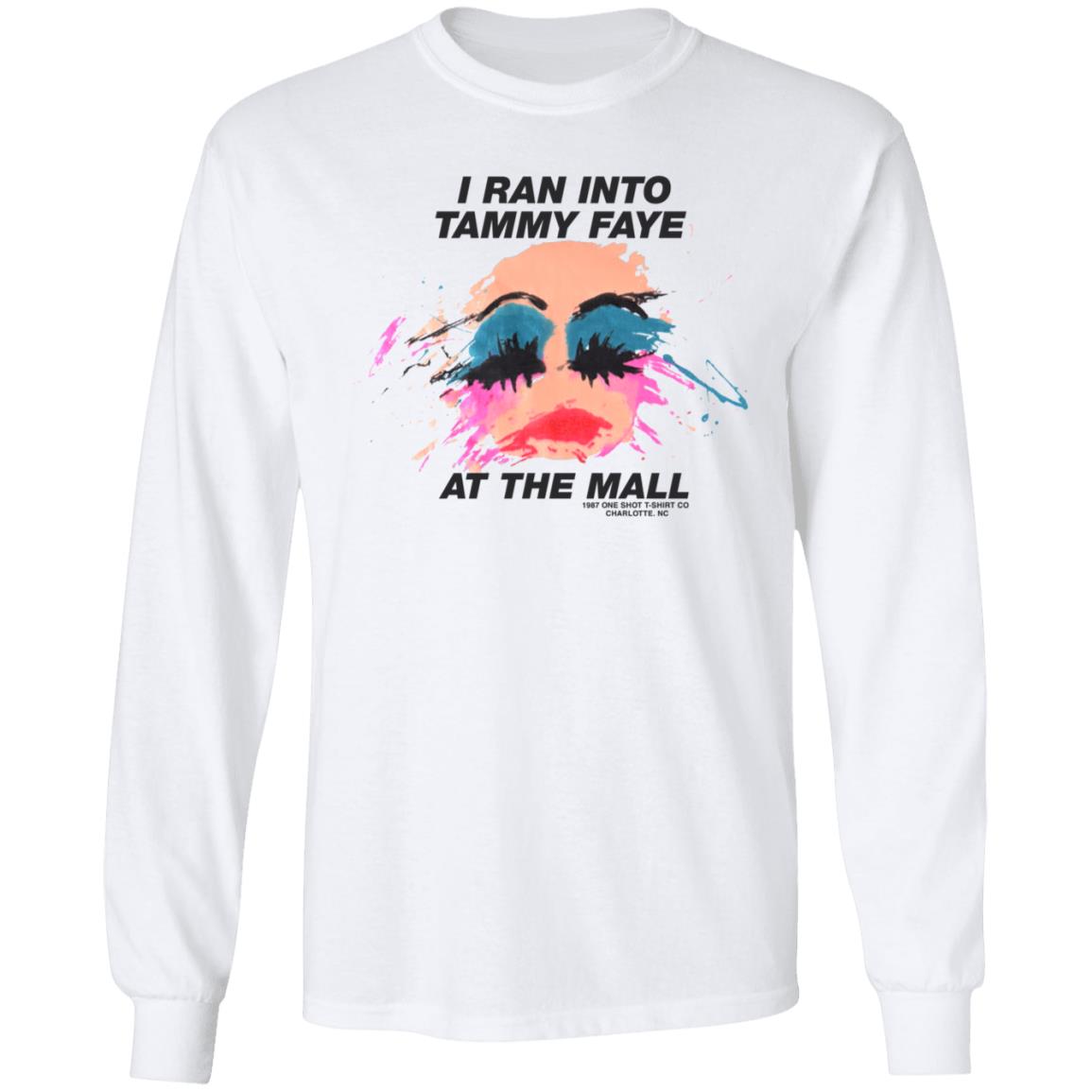 I Ran Into Tammy Faye Bakker Shirt Vitagen 1980 Tammy Faye Bakker Shirt - Teechipus