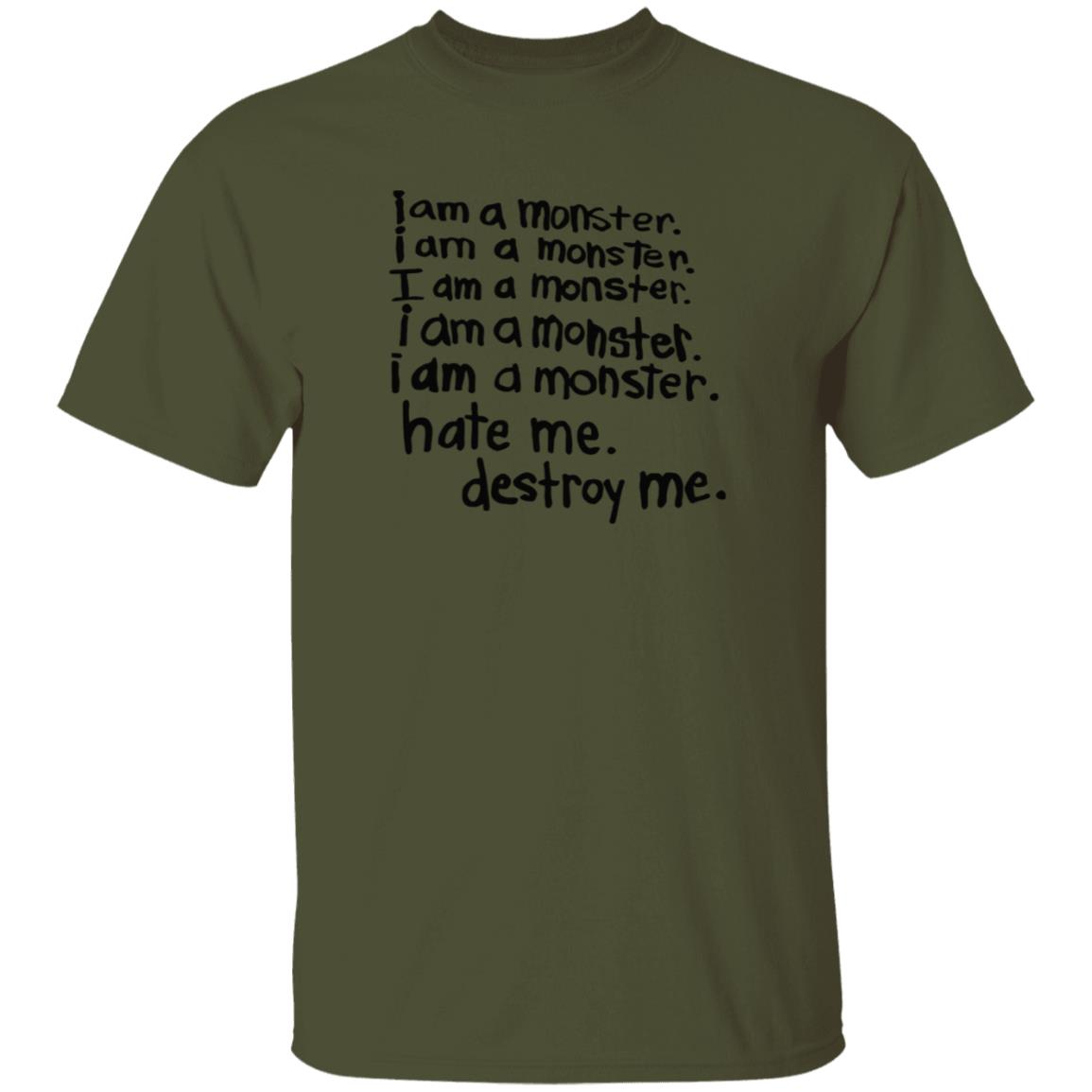 I Am A Monster Hate Me Destroy Shirt Frank Iero Skeleton I Am A Monster Hate Me Destroy Shirt - Teechipus