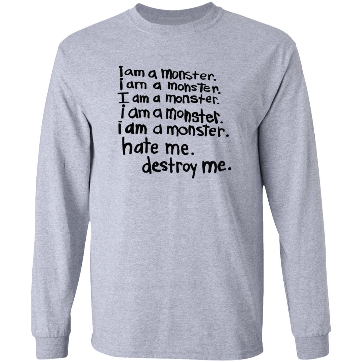 I Am A Monster Hate Me Destroy Shirt Frank Iero Skeleton I Am A Monster Hate Me Destroy Shirt - Teechipus