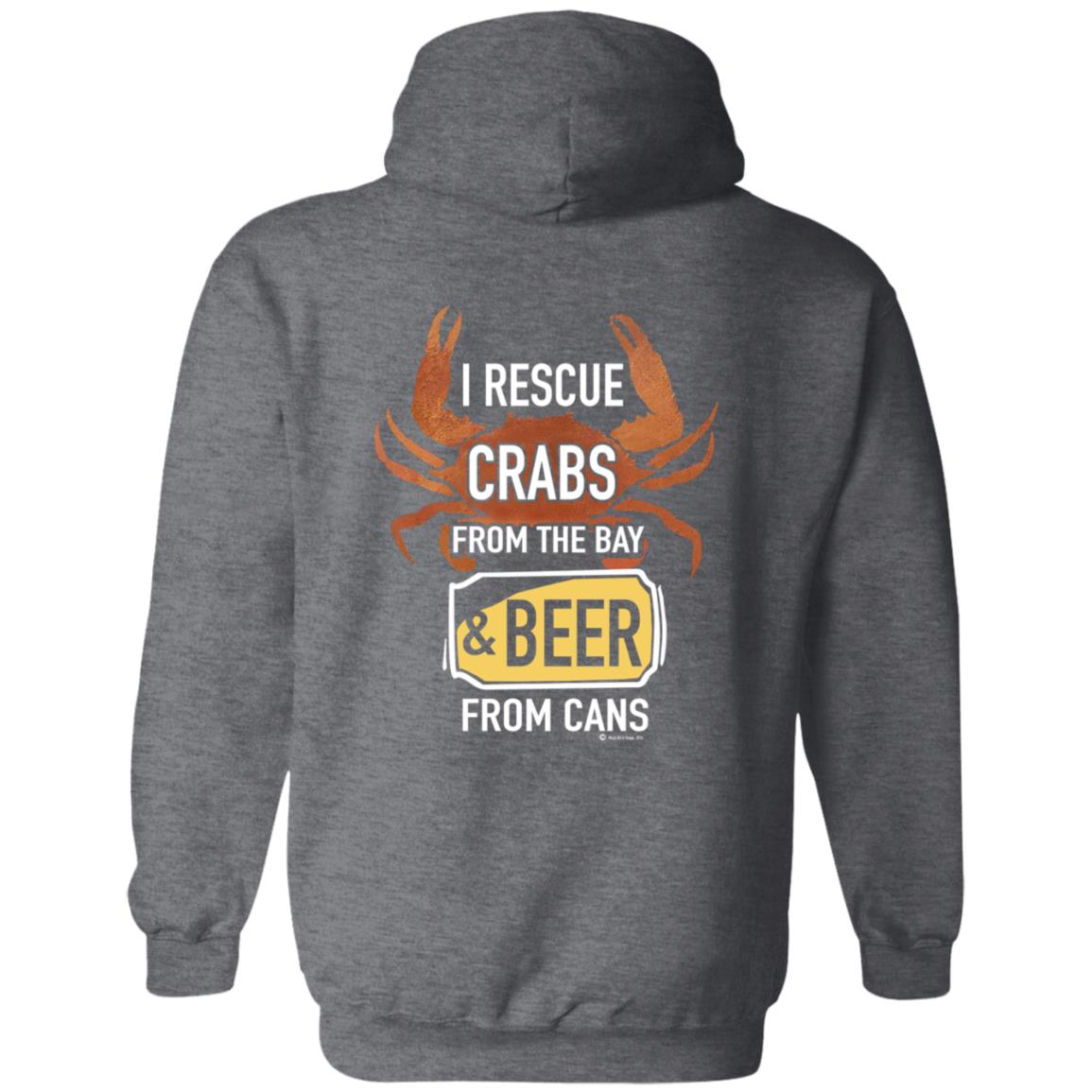 I Rescue Crabs From The Bay And Beer From Cans Shirt Crabs Lovers I Rescue Crabs And Beer Shirt - Teechipus