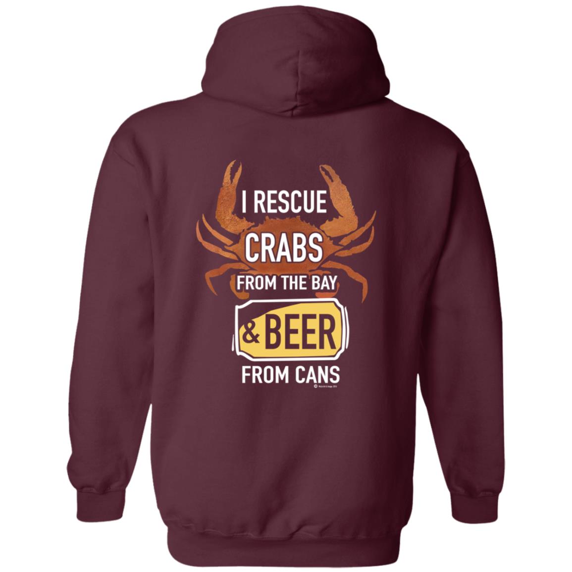 I Rescue Crabs From The Bay And Beer From Cans Shirt Crabs Lovers I Rescue Crabs And Beer Shirt - Teechipus