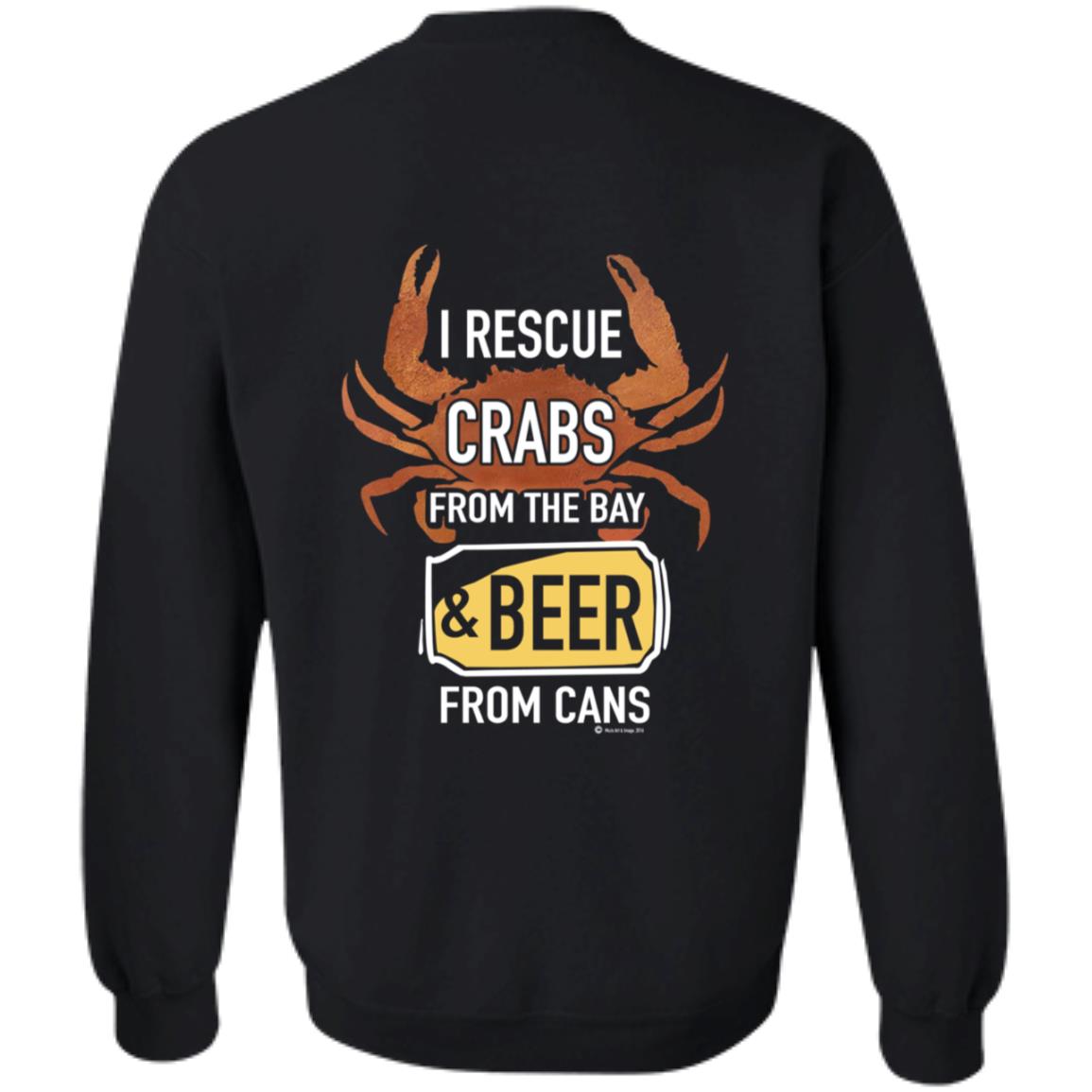 I Rescue Crabs From The Bay And Beer From Cans Shirt Crabs Lovers I Rescue Crabs And Beer Shirt - Teechipus