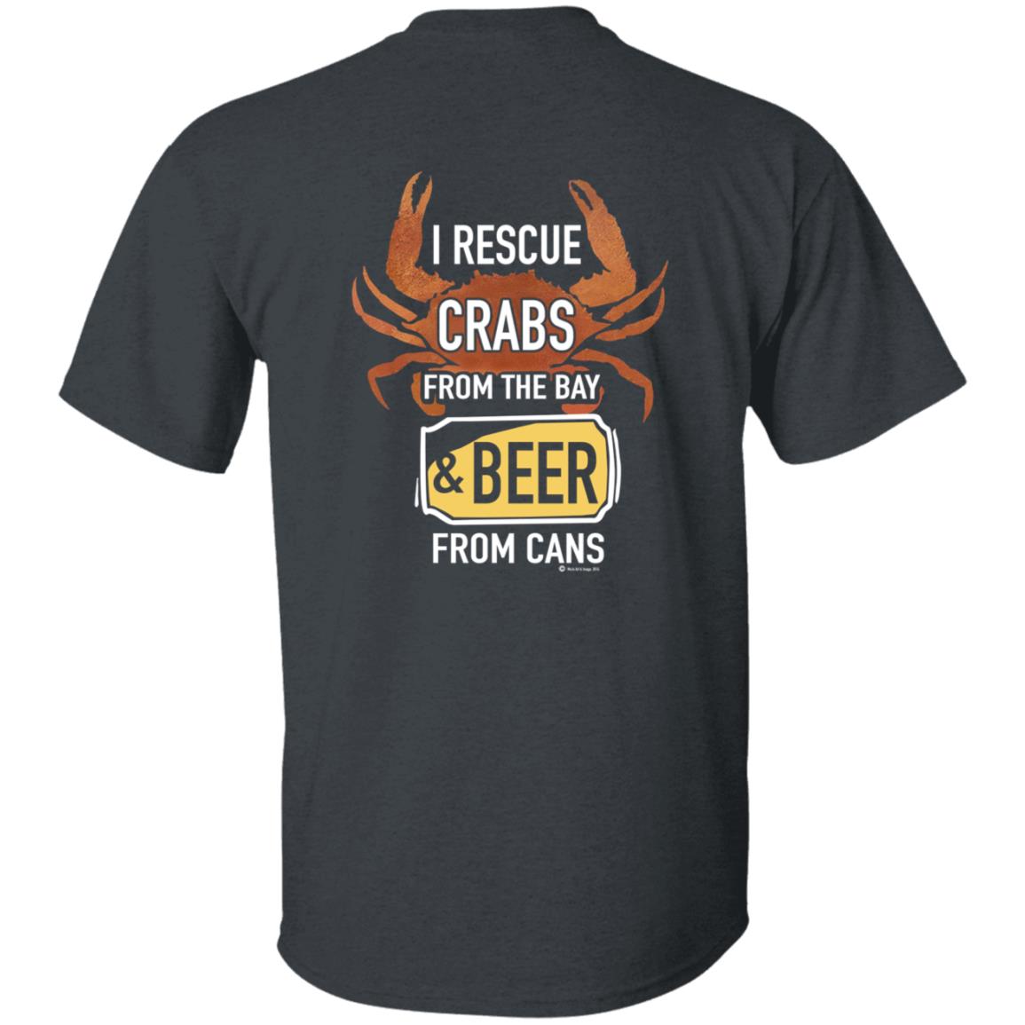 I Rescue Crabs From The Bay And Beer From Cans Shirt Crabs Lovers I Rescue Crabs And Beer Shirt - Teechipus