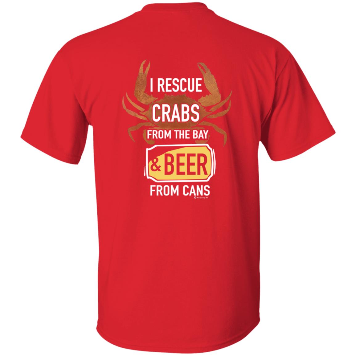 I Rescue Crabs From The Bay And Beer From Cans Shirt Crabs Lovers I Rescue Crabs And Beer Shirt - Teechipus