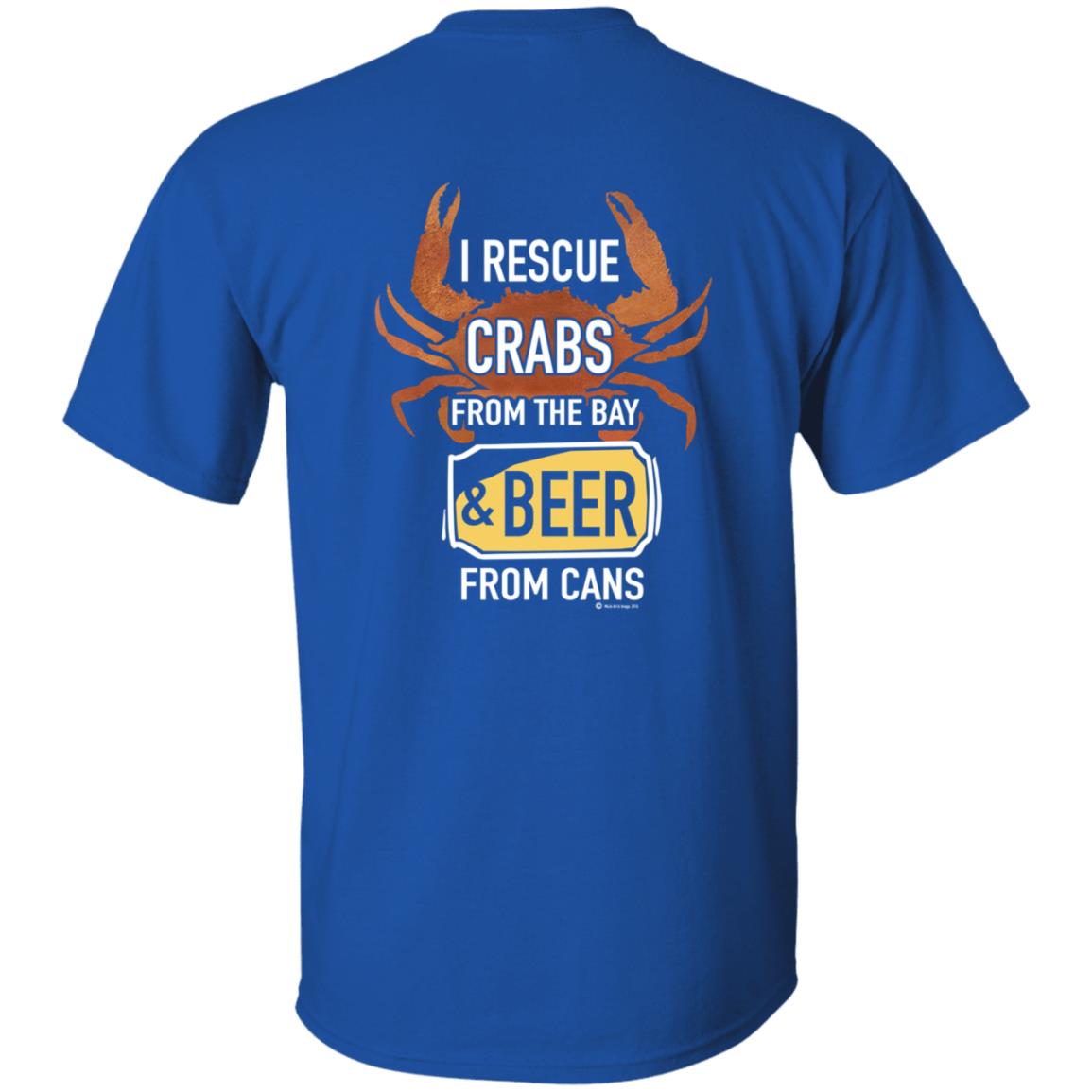 I Rescue Crabs From The Bay And Beer From Cans Shirt Crabs Lovers I Rescue Crabs And Beer Shirt - Teechipus