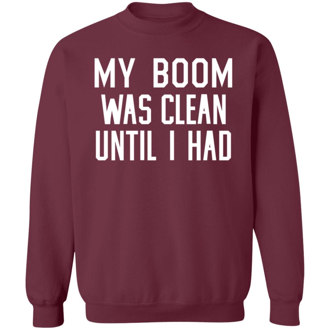 My Boom Was Clean Until I Had Shirt Seatgeek My Boom Was Clean Until I Had Shirt Hoodie Sweatshirt - Teechipus