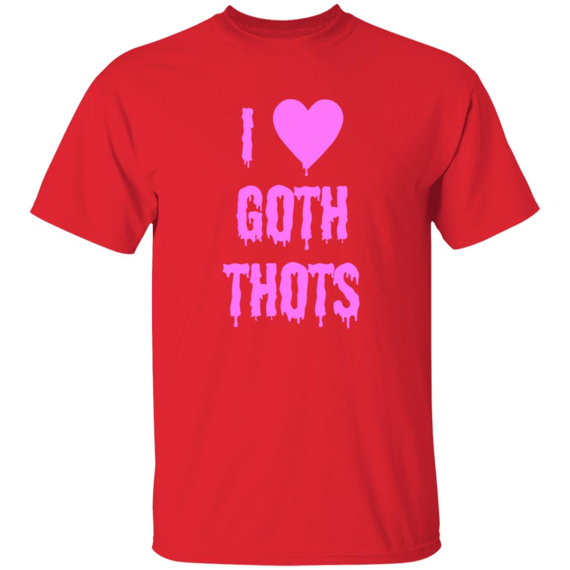 Hauntless Merch I Love Goth Thots Shirt Malcolm I Love Goth Thots Shirt Hoodie Sweatshirt - Teechipus