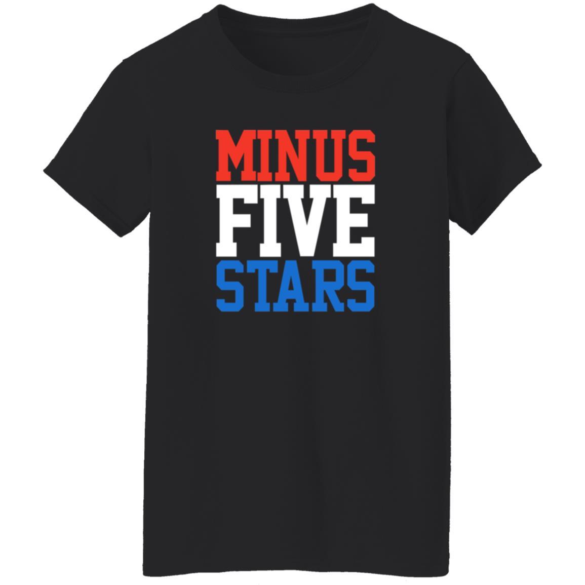 Minus Five Stars Shirt Denise Salcedo Minus Five Stars Shirt - Teechipus
