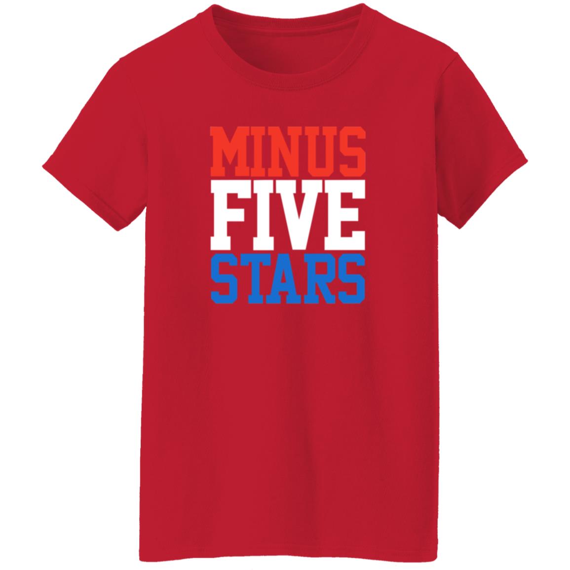 Minus Five Stars Shirt Denise Salcedo Minus Five Stars Shirt - Teechipus