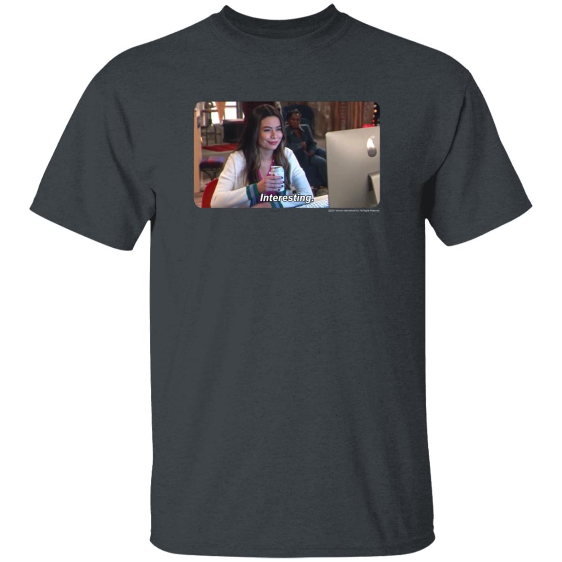 Icarly Interesting Carly Photoreal Meme Shirt Megan's Interesting 2021 Reboot Icarly Interesting Carly Photoreal Meme Shirt - Teechipus